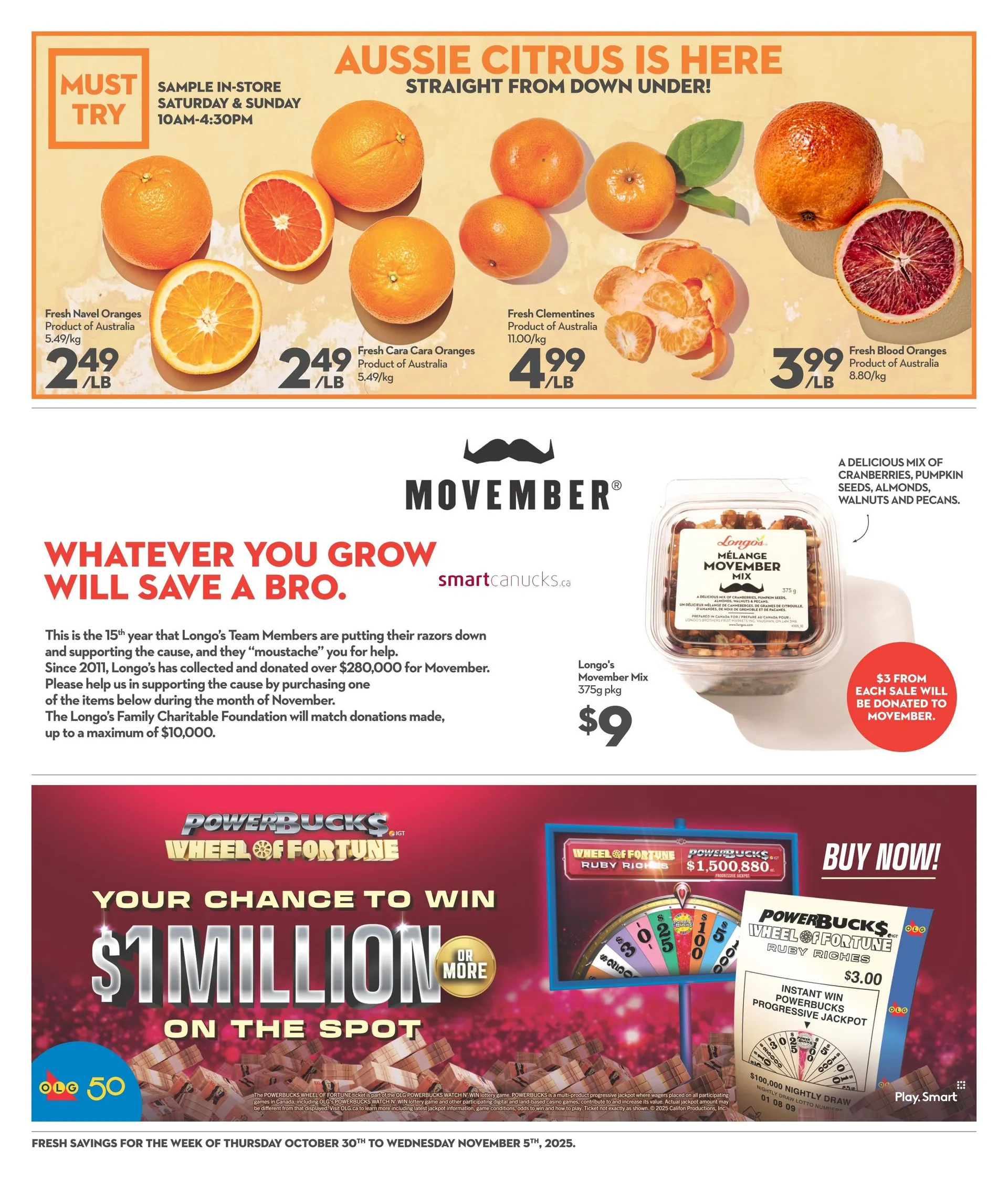 Longo's Sales from October 30 to November 5 2025 - flyer page 9