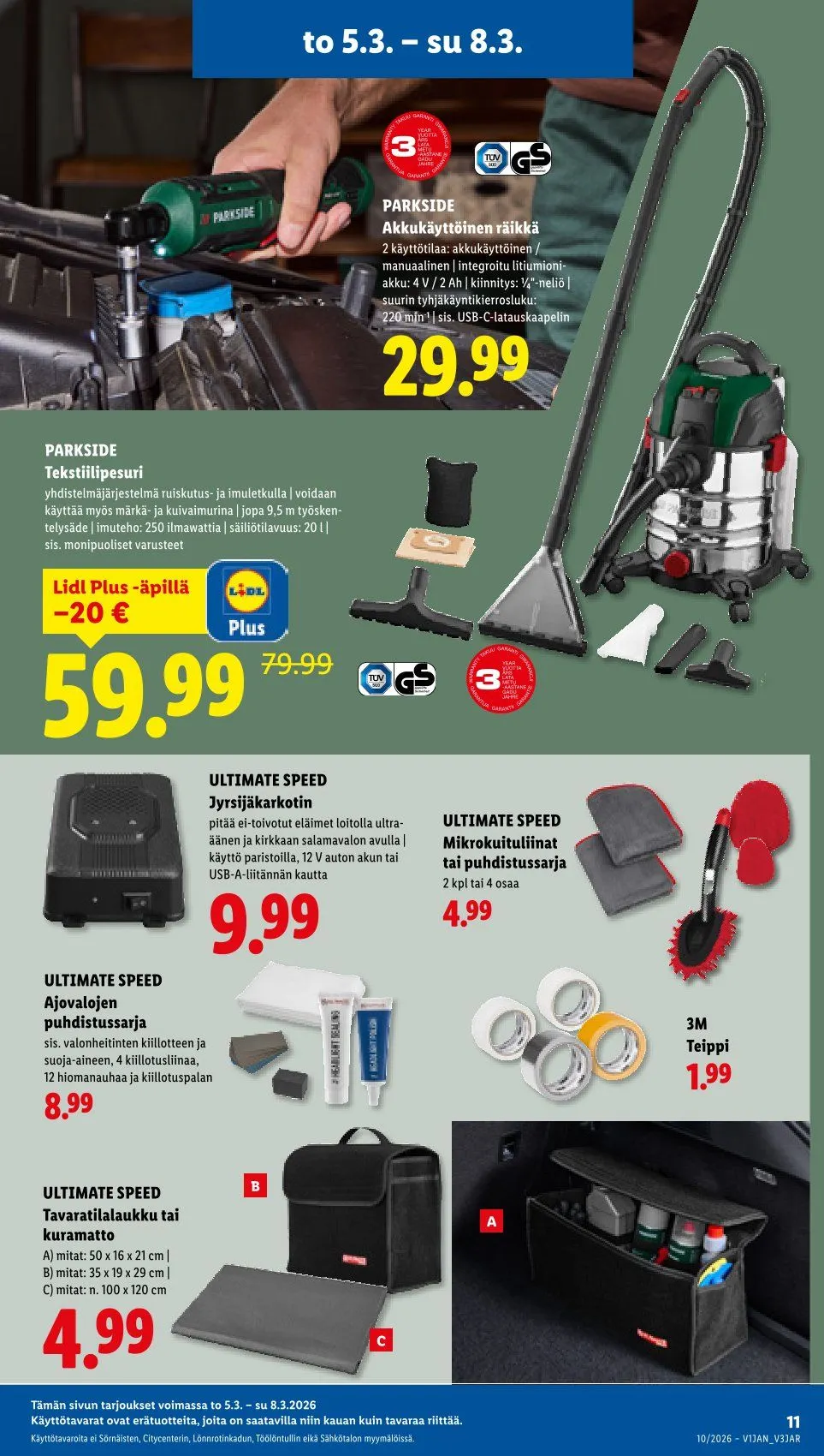  Kaupan Lidl uusimmat tarjoukset voimassa alkaen 5. maaliskuuta - 11. maaliskuuta 2026 - Tarjouslehti sivu 15