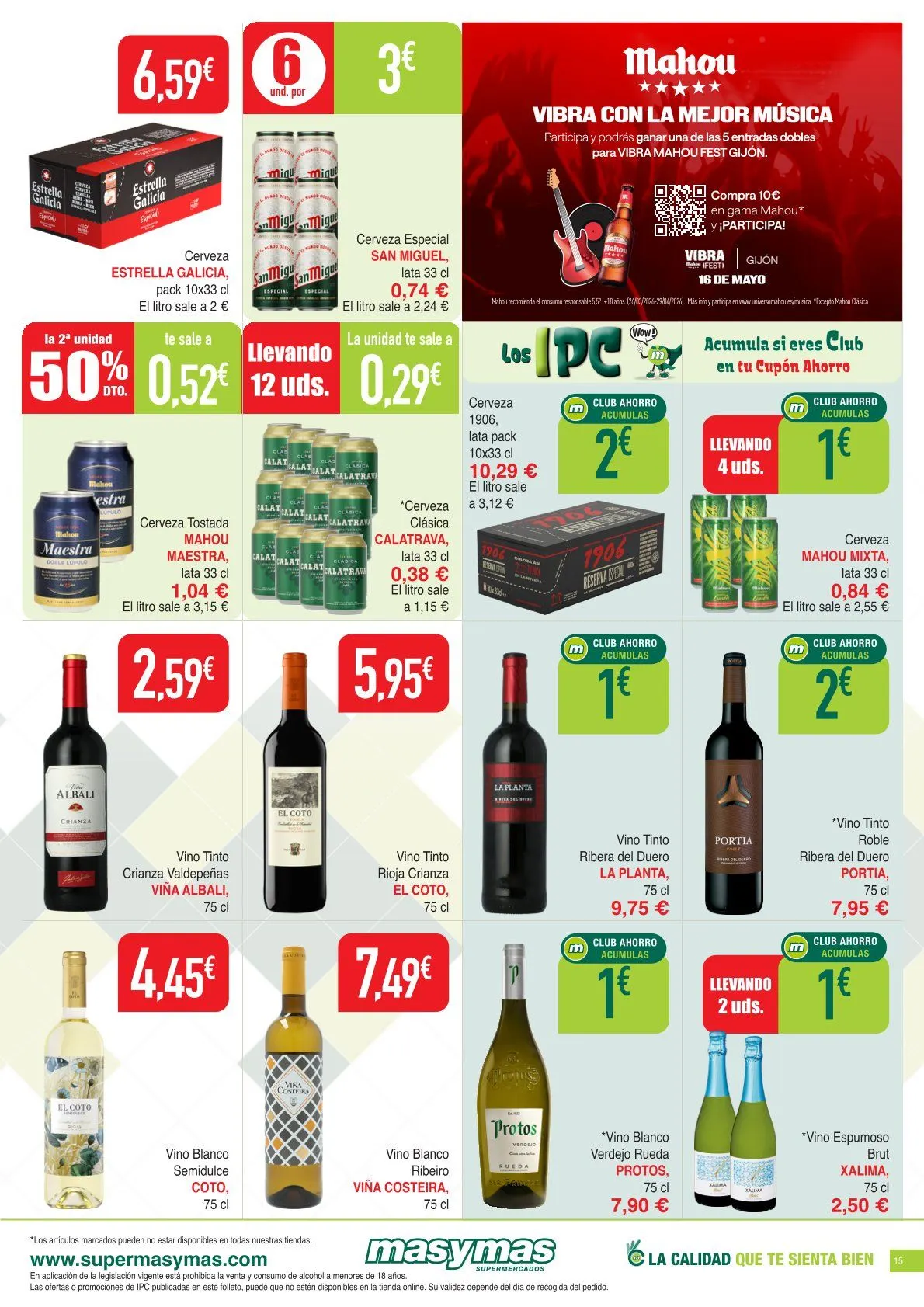 Catálogo de Supermercados Masymas Ofertas 26 de abril al 29 de abril 2026 - Página 15