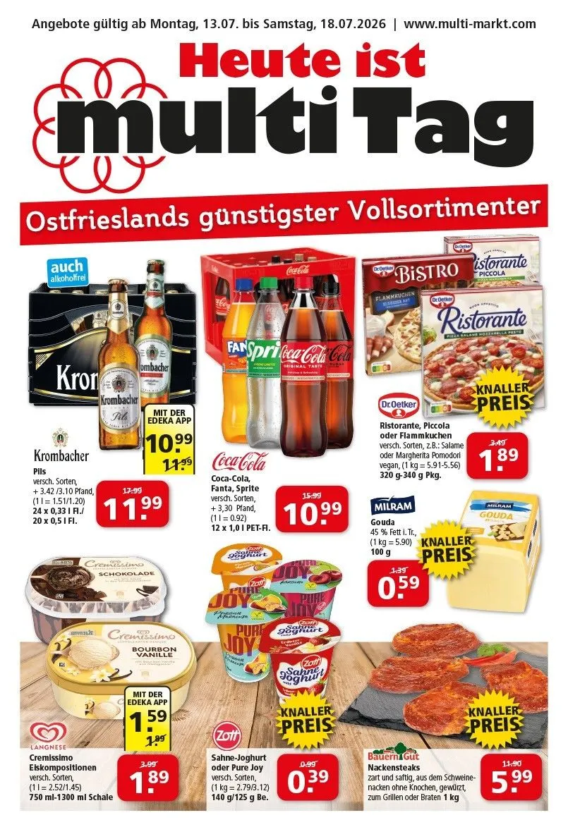 Multi Markt Angebote von 13. Juli bis 18. Juli 2026 - Prospekt seite 15