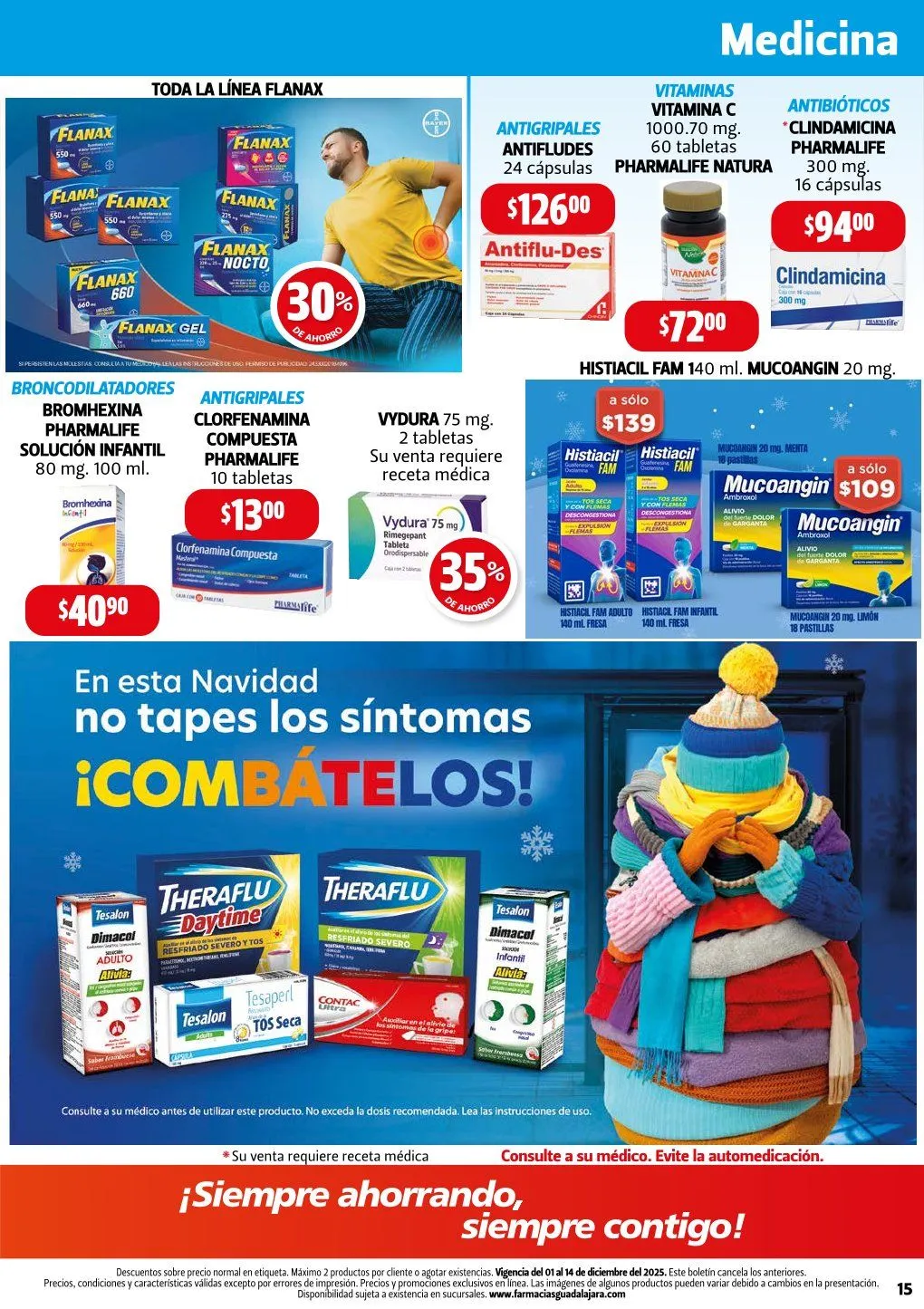 Catálogo de Farmacia Guadalajara 17 de diciembre al 22 de diciembre 2025 - Pagina 15