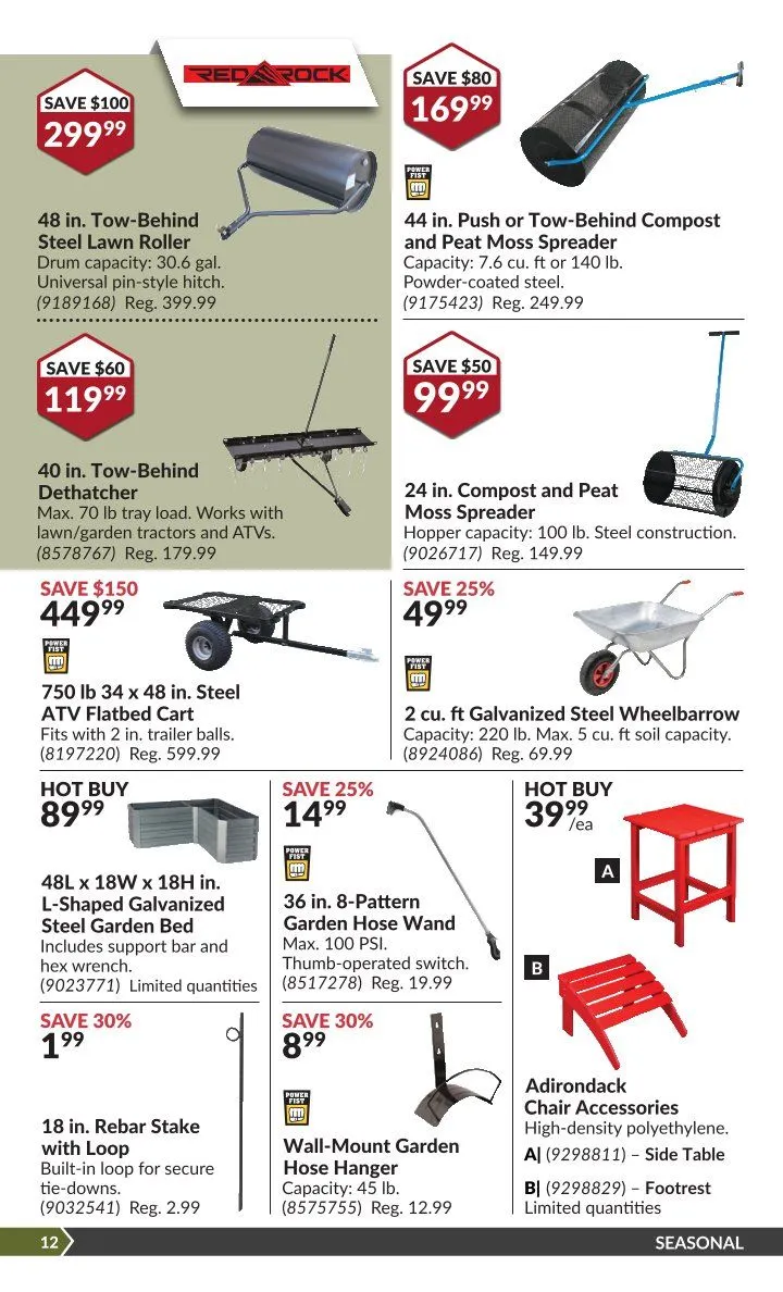 Princess Auto Sales from March 25 to April 6 2025 - flyer page 15
