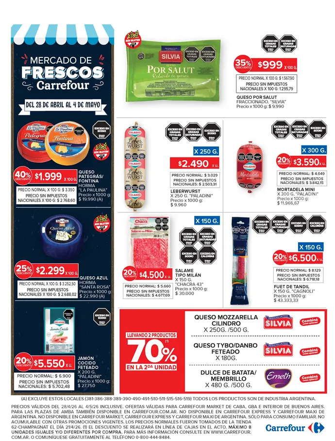 Ofertas de  Ofertas Carrefour Market 28 de abril al 4 de mayo 2026 - Página 15 del catálogo