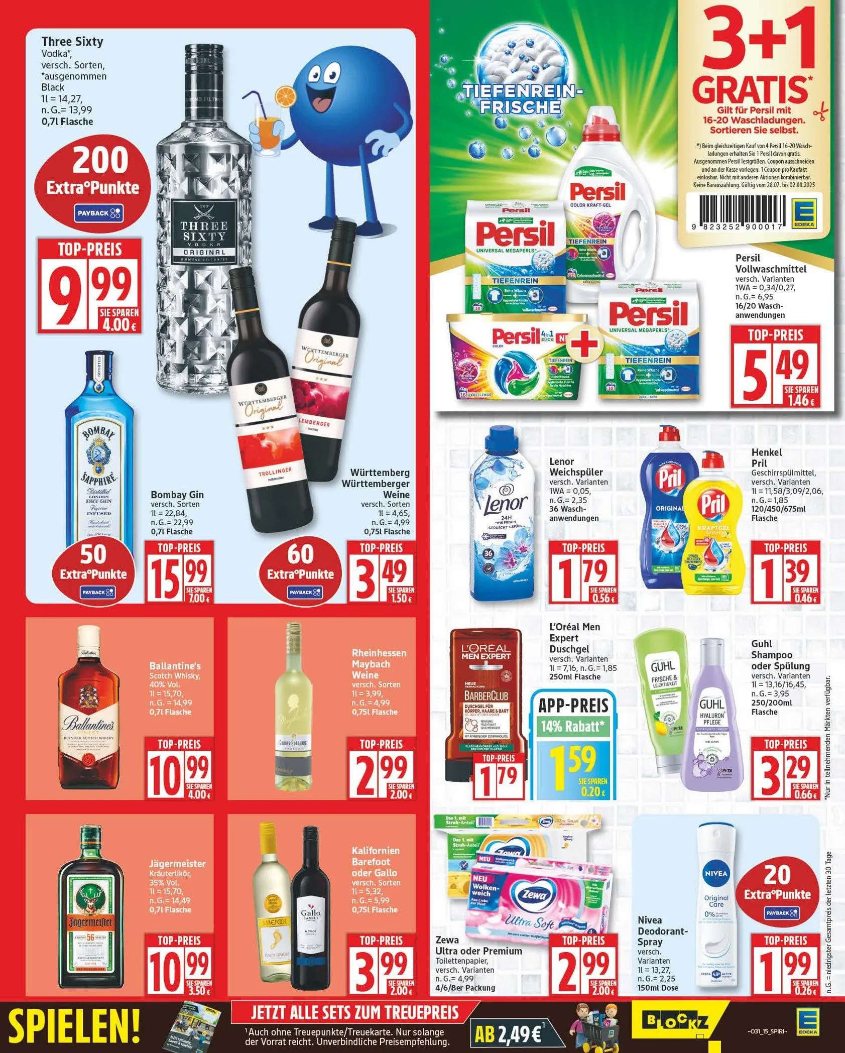 Edeka - Wöchentliche Prospekte von 28. Juli bis 2. August 2025 - Prospekt seite 15