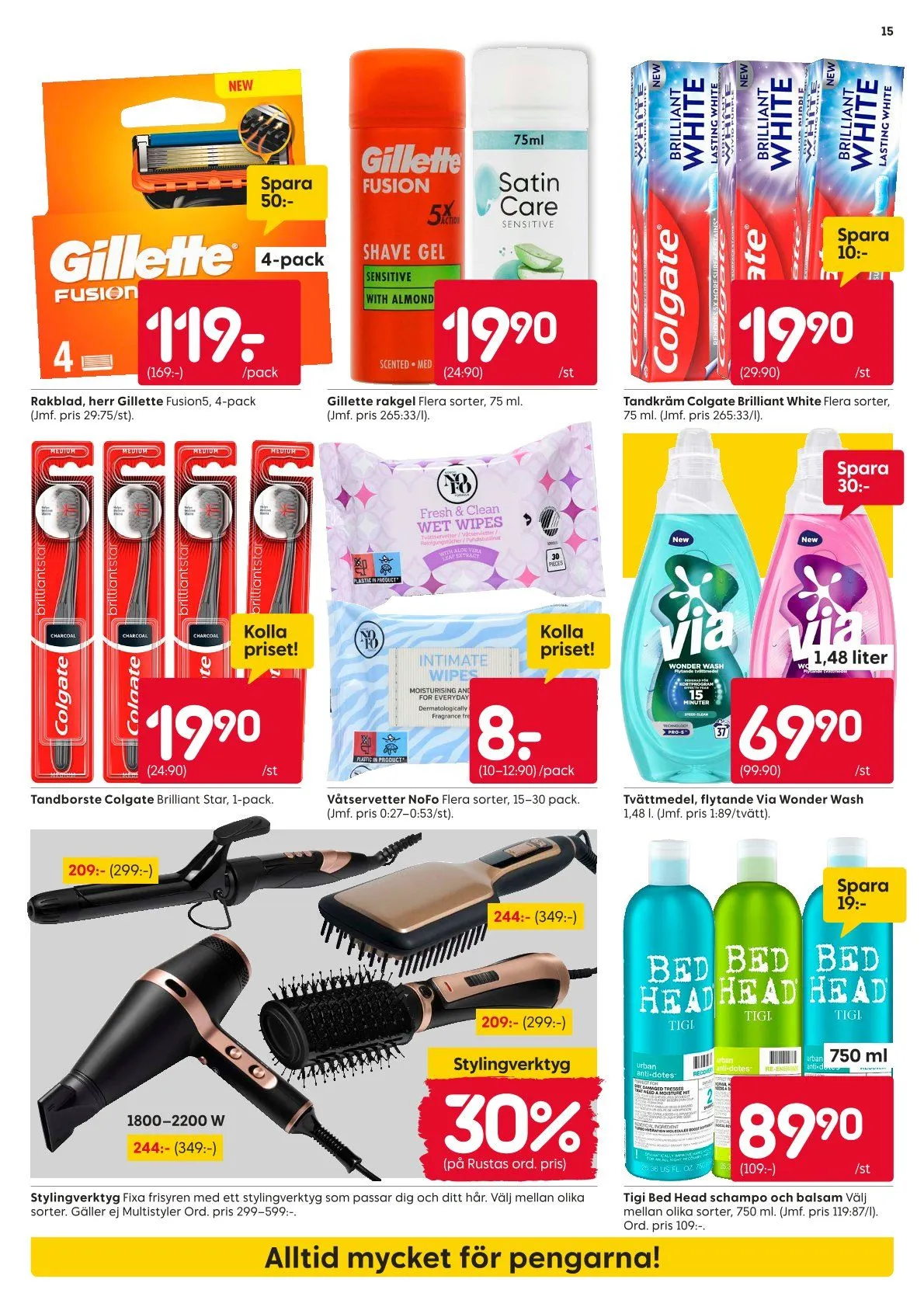 Rusta erbjudanden från 15 juni till 21 juni 2026 - Reklamblad sidor 15