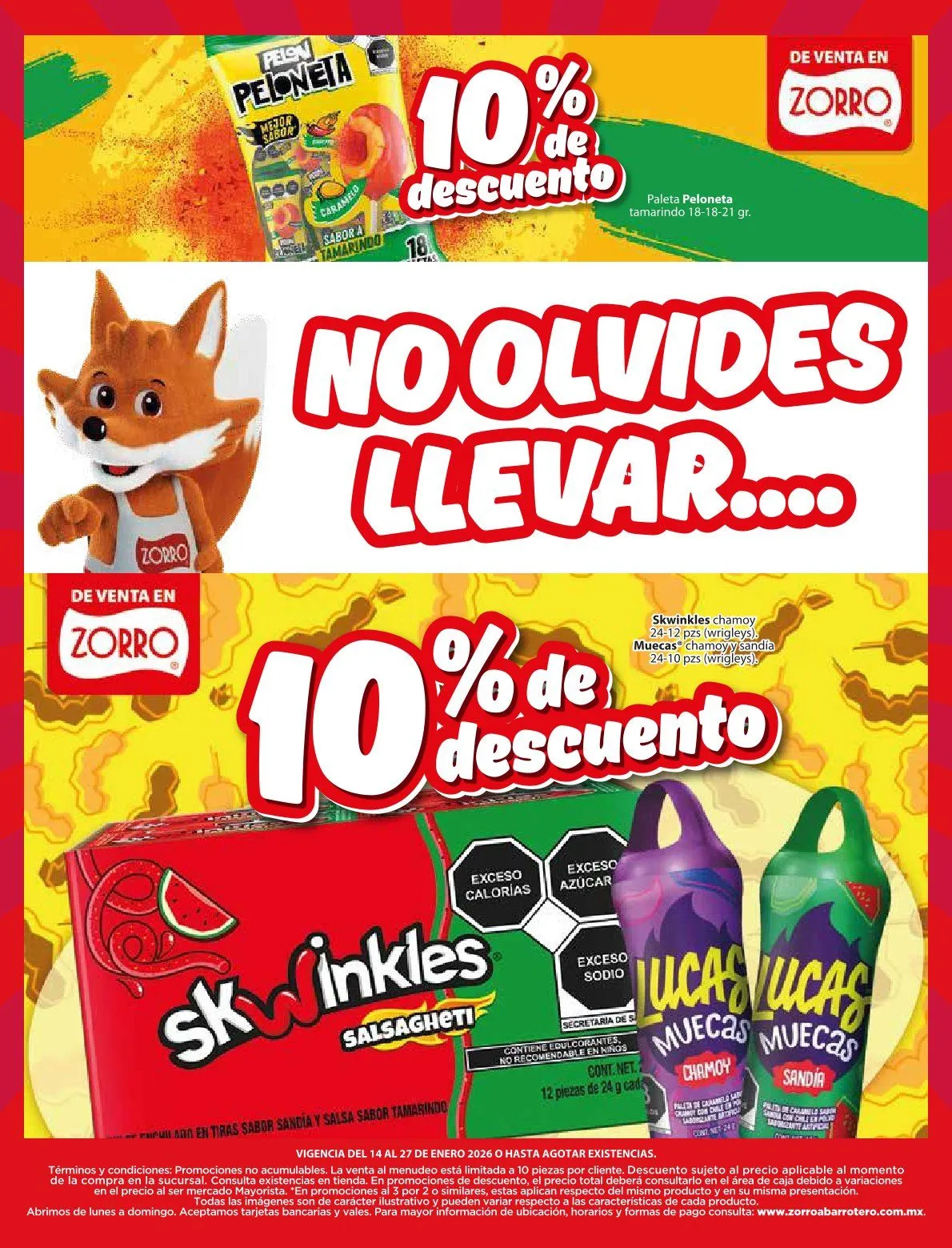 Catálogo de Zorro catálogos y ofertas 14 de enero al 27 de enero 2026 - Pagina 15