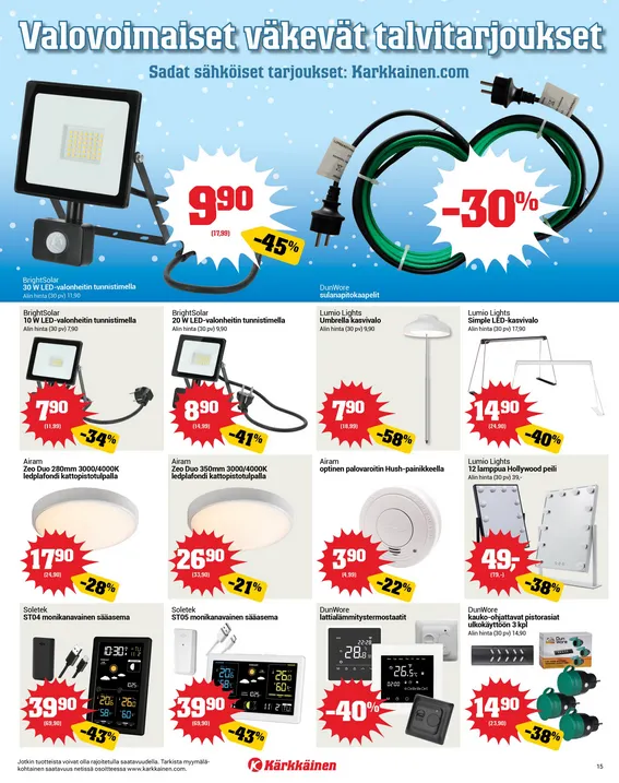Kaupan Kärkkäinen uusimmat tarjoukset voimassa alkaen 4. helmikuuta - 17. helmikuuta 2026 - Tarjouslehti sivu 15