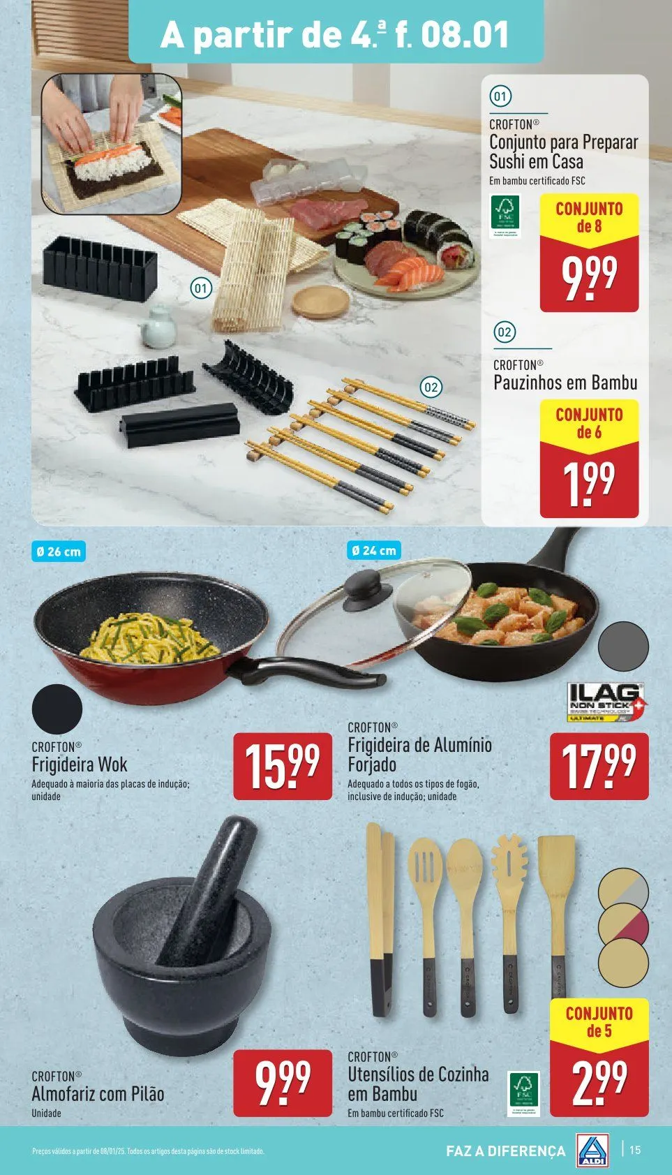 Folheto Aldi Ofertas de 8 de janeiro até 14 de janeiro 2025 - Pagina 15