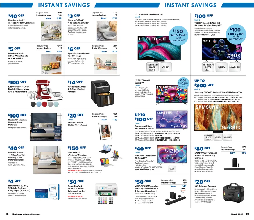 Weekly ad Sam's Club Sales from March 18 to April 12 2026 - Page 15