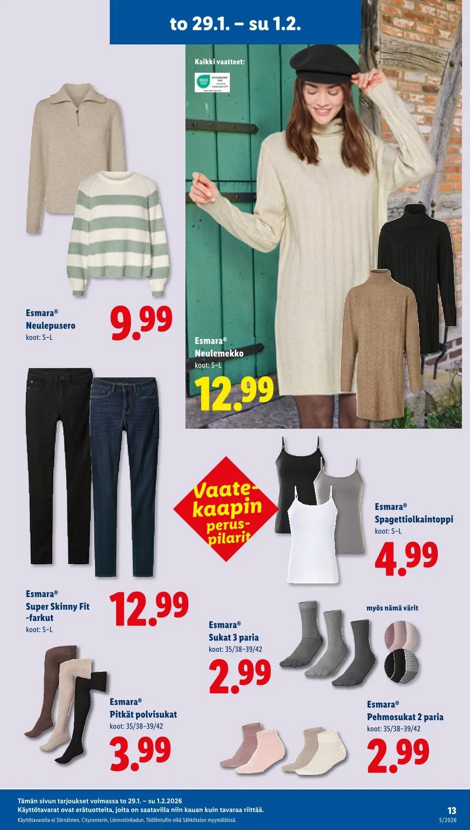 Kaupan Lidl uusimmat tarjoukset voimassa alkaen 29. tammikuuta - 1. helmikuuta 2026 - Tarjouslehti sivu 15