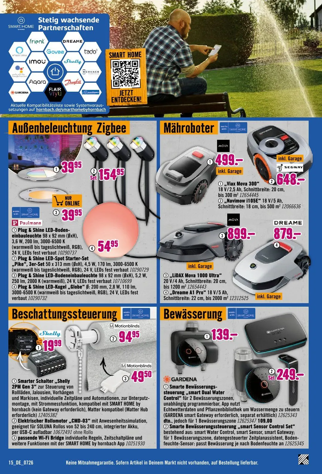 Hornbach Prospekte von 1. Juli bis 31. Juli 2026 - Prospekt seite 15