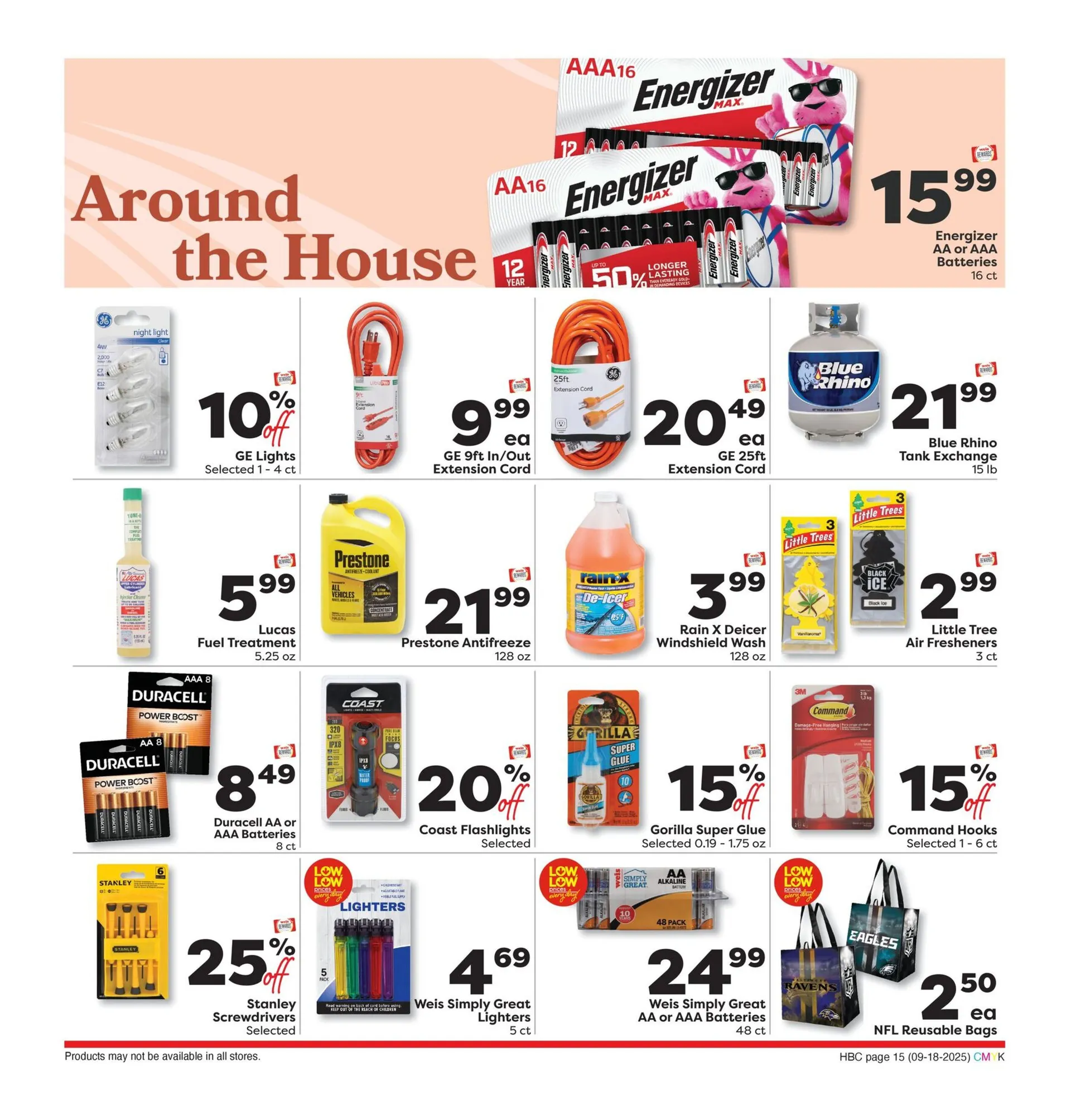 Weekly promotion Weis Sales spanning from September 18 to October 22 2025 - Page 15 for Catalogue 365