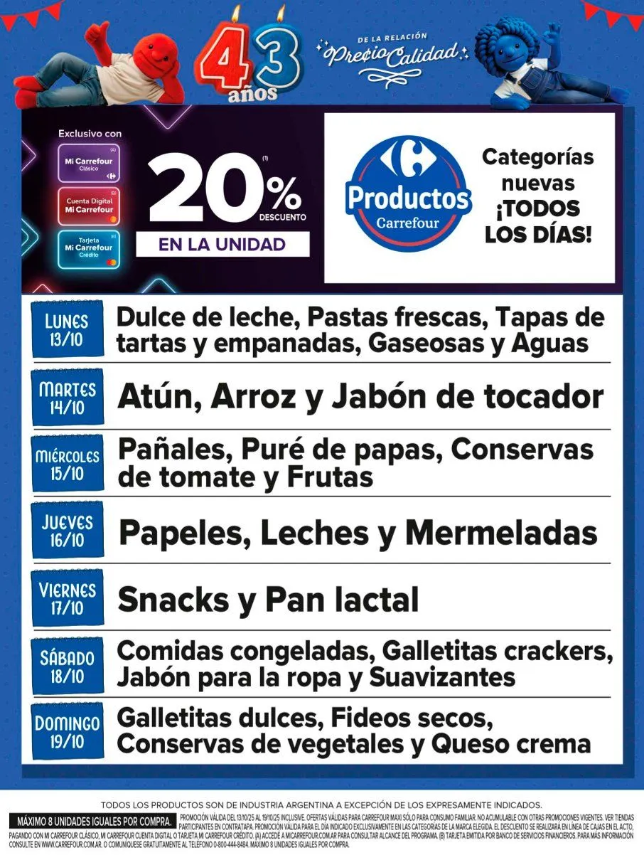 Ofertas de Ofertas Carrefour Maxi  13 de octubre al 20 de octubre 2025 - Página 15 del catálogo