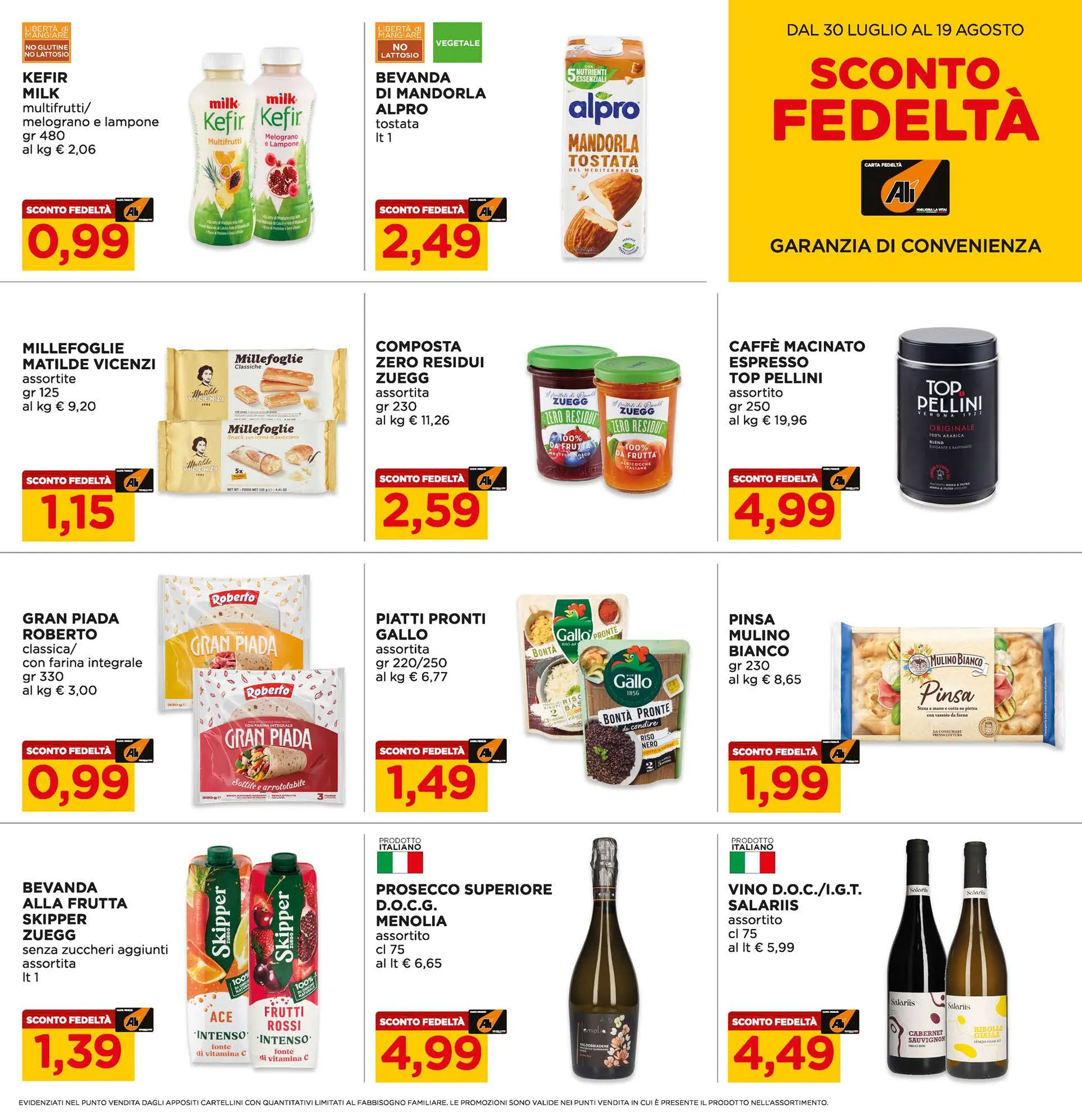 Volantini Alì Supermercati da 30 luglio a 19 agosto di 2026 - Pagina del volantino 15
