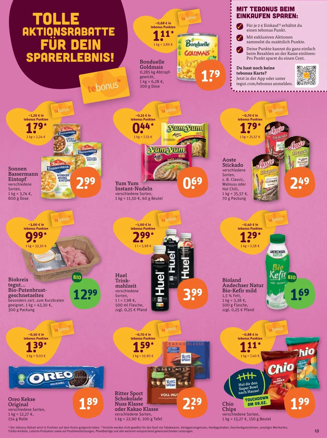 Prospekt tegut... von 30. Januar bis 31. Januar 2026 - Prospekt seite 15