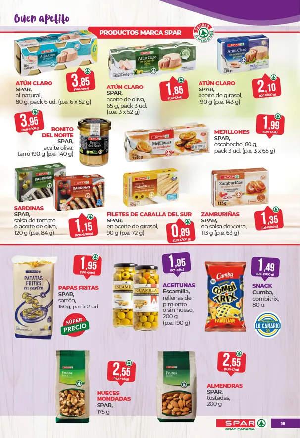 Catálogo de SPAR Gran Canaria Ofertas 26 de junio al 9 de julio 2026 - Página 15
