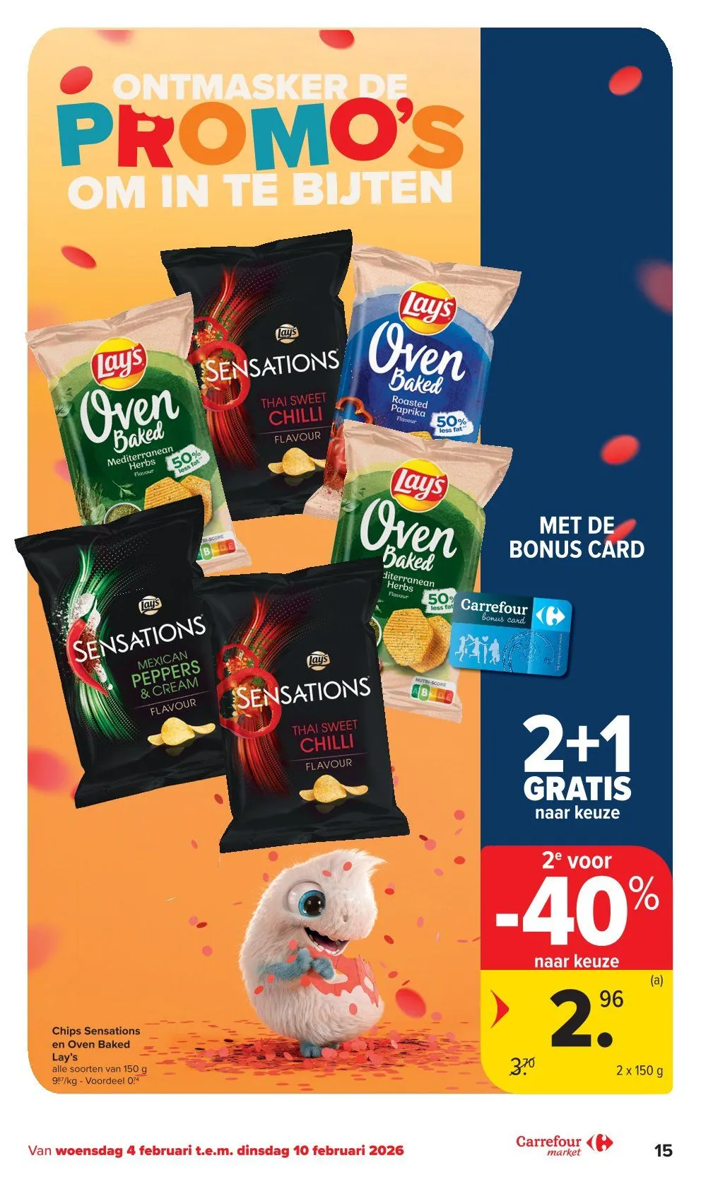 Carrefour folder van 4 februari tot 10 februari 2026 - folder pagina 15