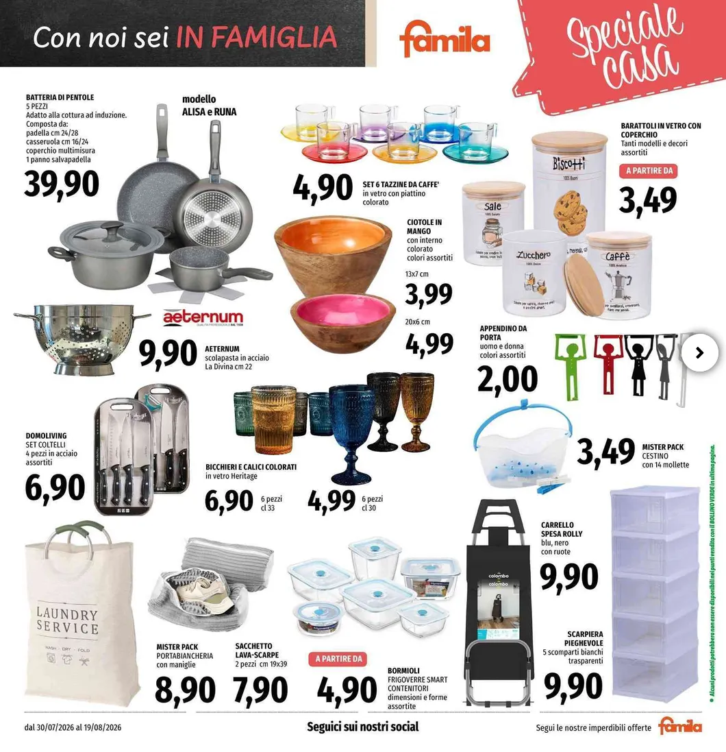  Volantini Famila Superstore da 30 luglio a 19 agosto di 2026 - Pagina del volantino 15