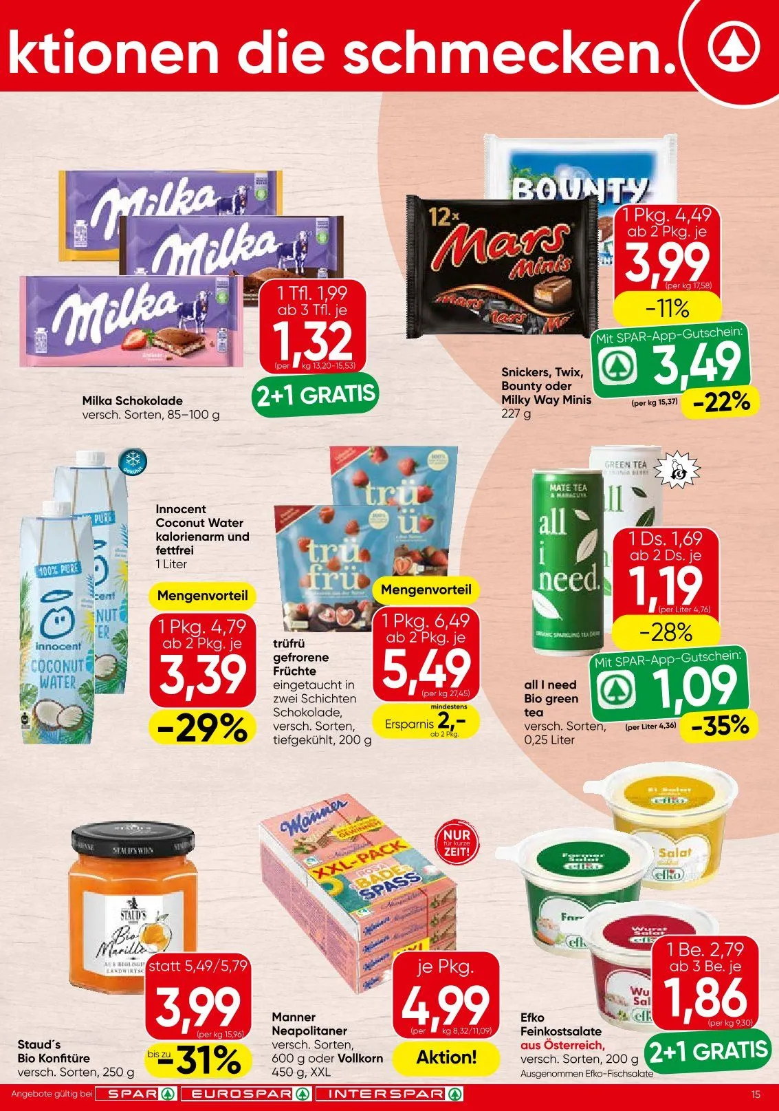 SPAR von 3. Juni bis 17. Juni 2026 - Flugblätt seite 15