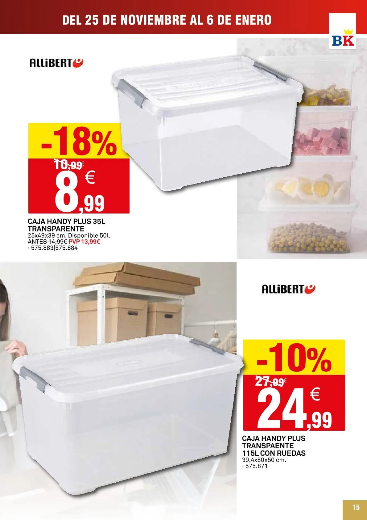 Catálogo de Bricoking Ofertas 25 de noviembre al 6 de enero 2026 - Página 15