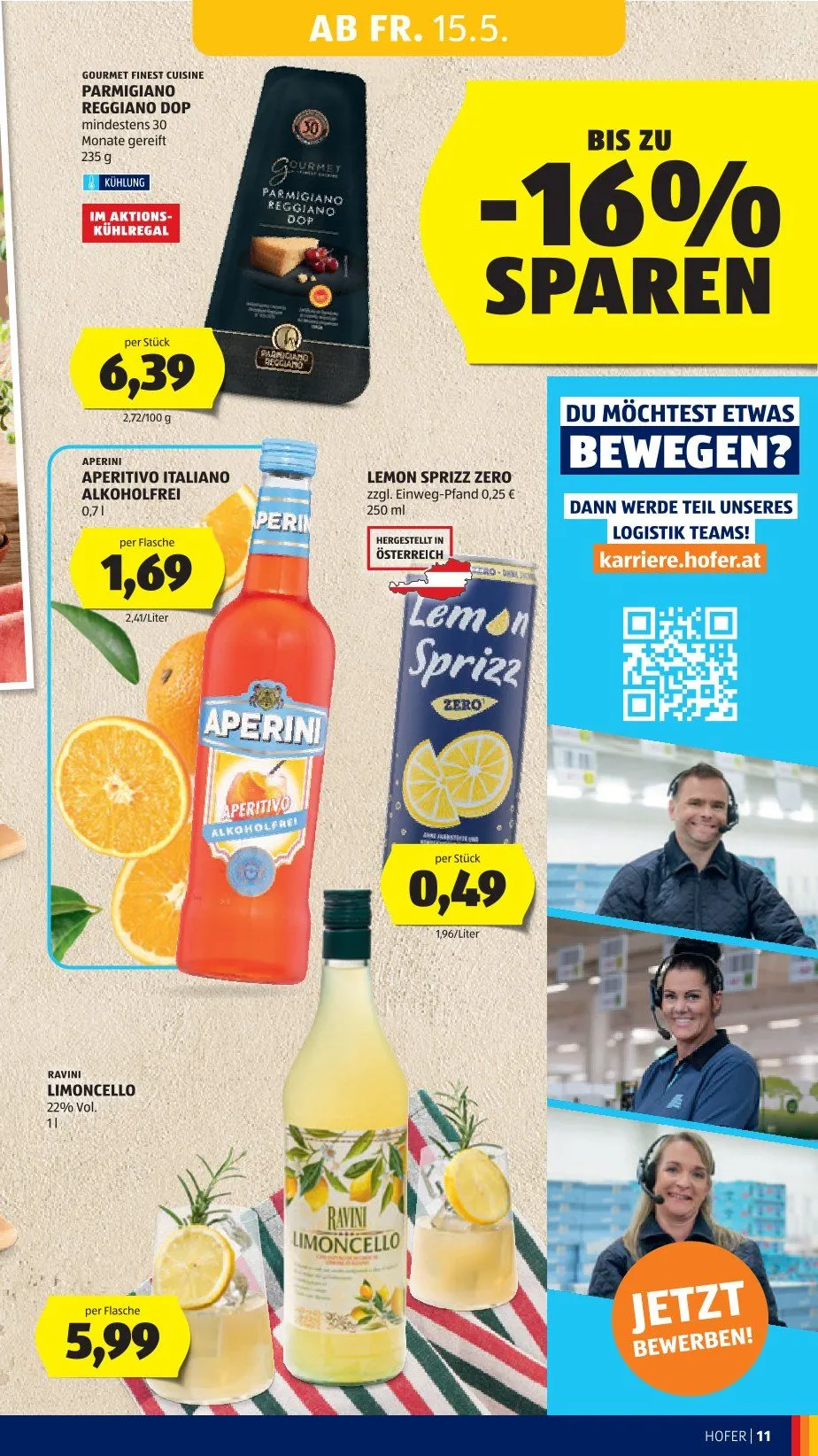  Hofer Prospekte von 15. Mai bis 21. Mai 2026 - Flugblätt seite  15