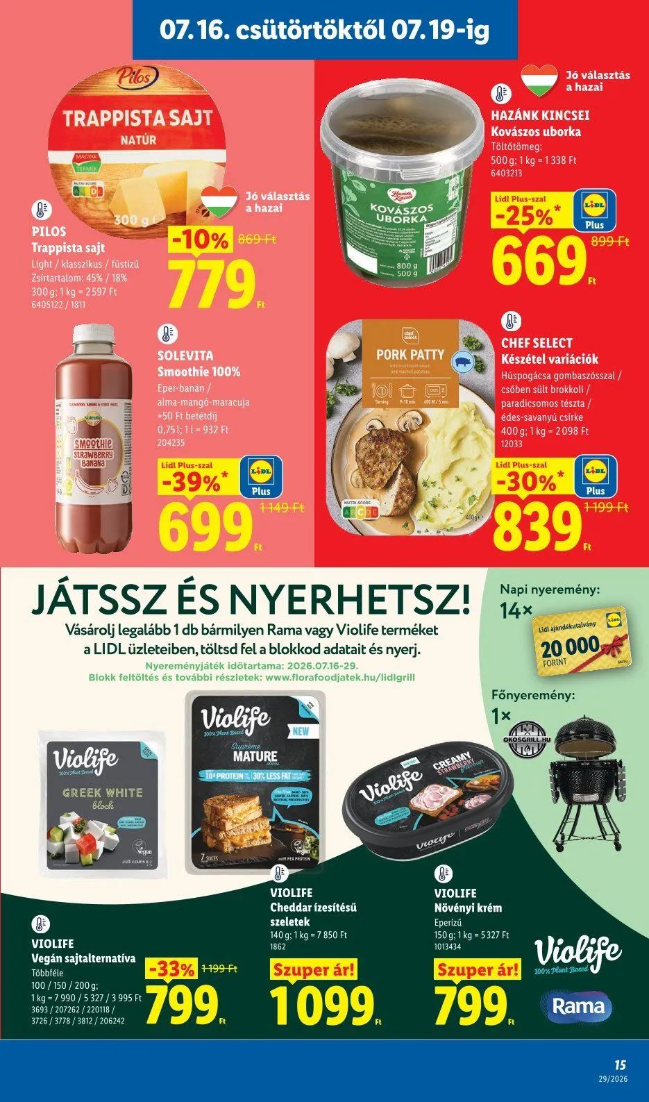 Katalógus Lidl  július 16.-tól július 22.-ig 2026. - Oldal 15