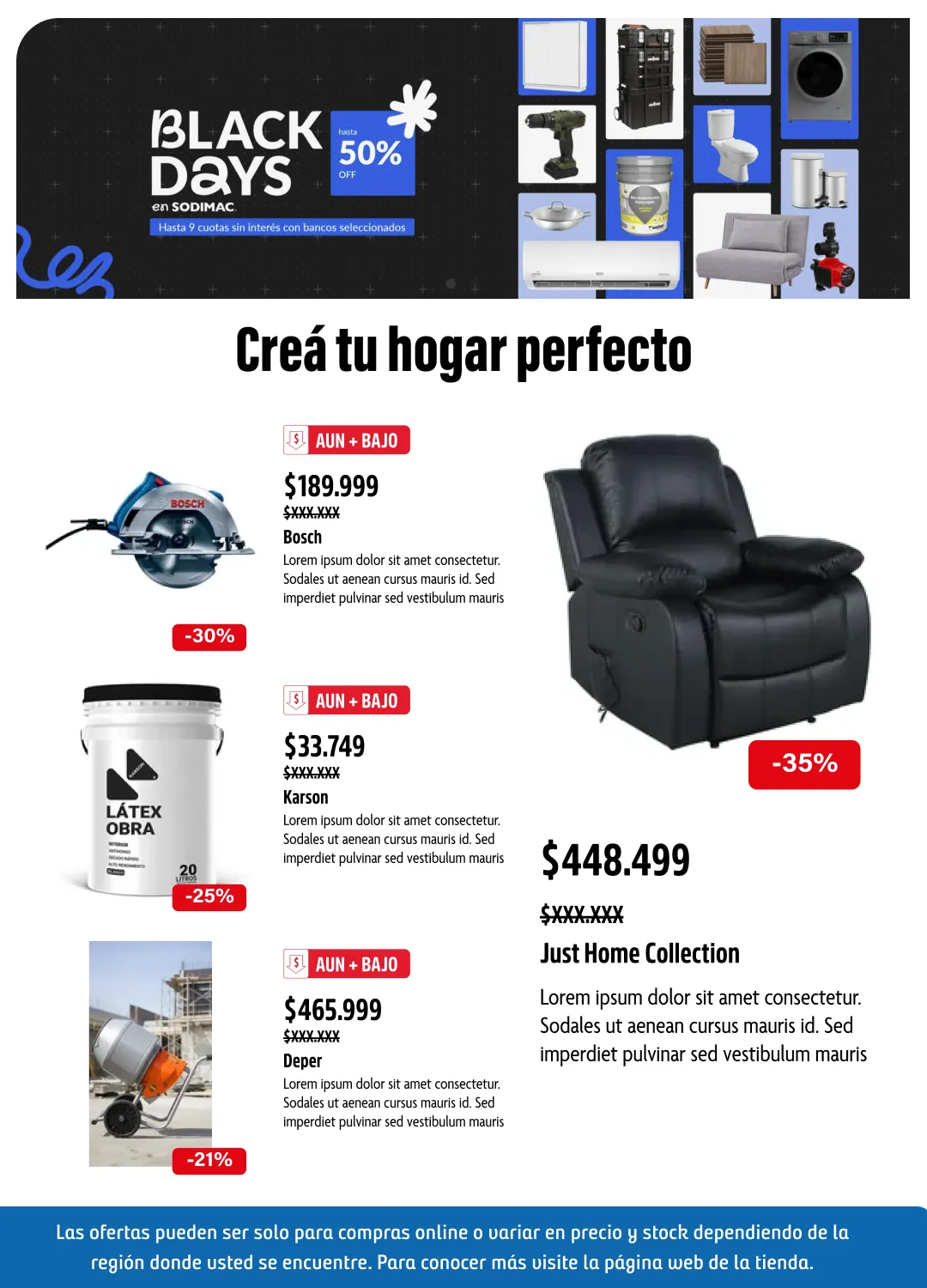 Ofertas de  Sodimac Ofertas 2 de marzo al 20 de marzo 2026 - Página 15 del catálogo