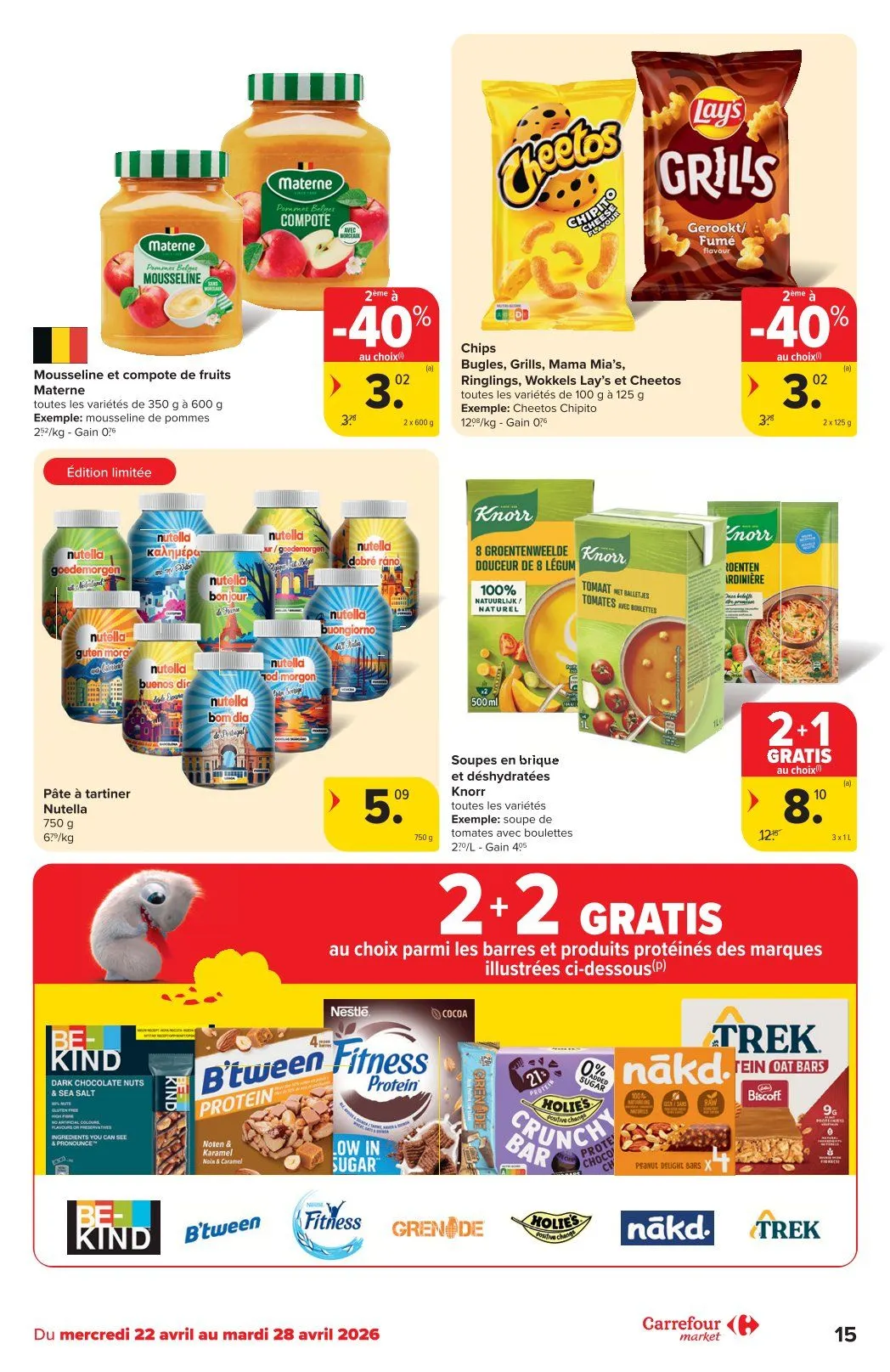 Carrefour folders van 22 april tot 28 april 2026 - folder pagina 15
