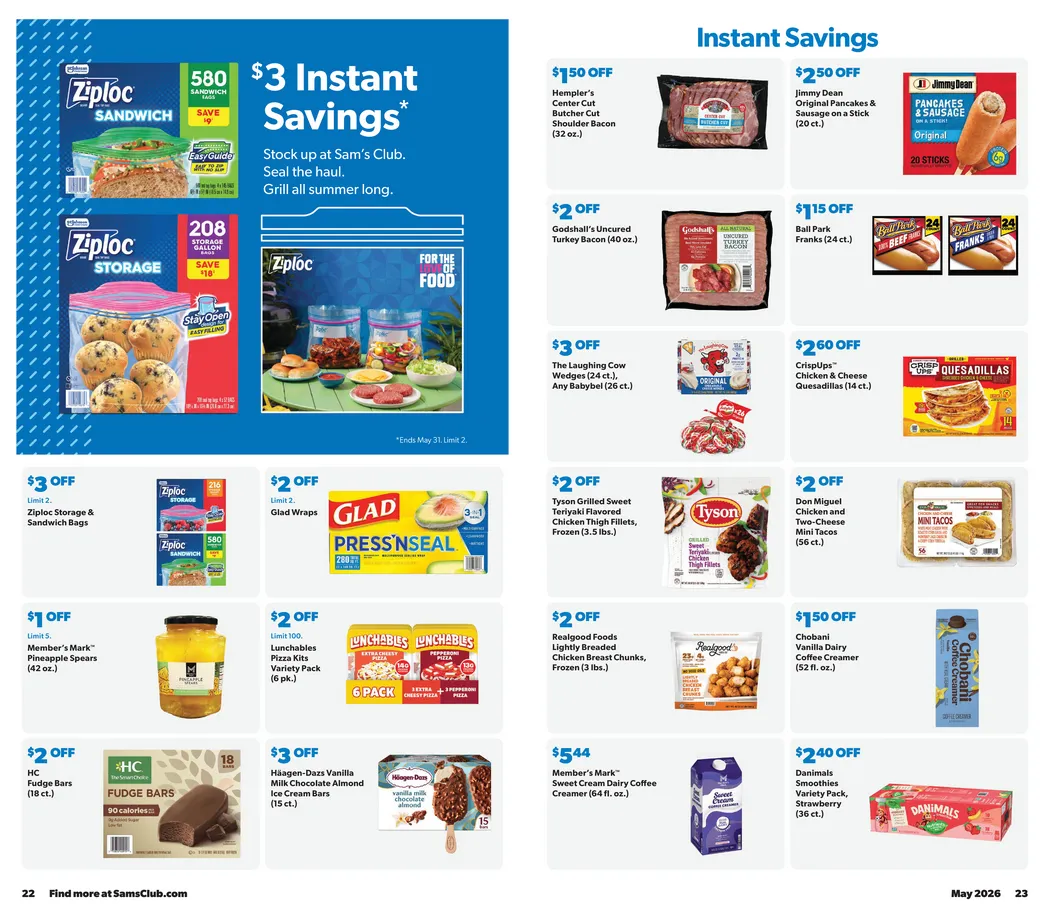 Weekly ad Sam ´s club Sales from April 1 to May 31 2026 - Page 15
