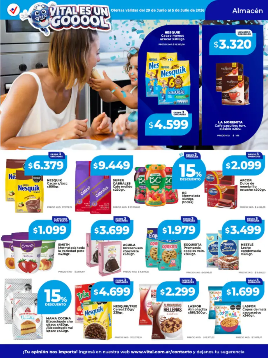 Ofertas de  Ofertas Vital 29 de junio al 5 de julio 2026 - Página 15 del catálogo