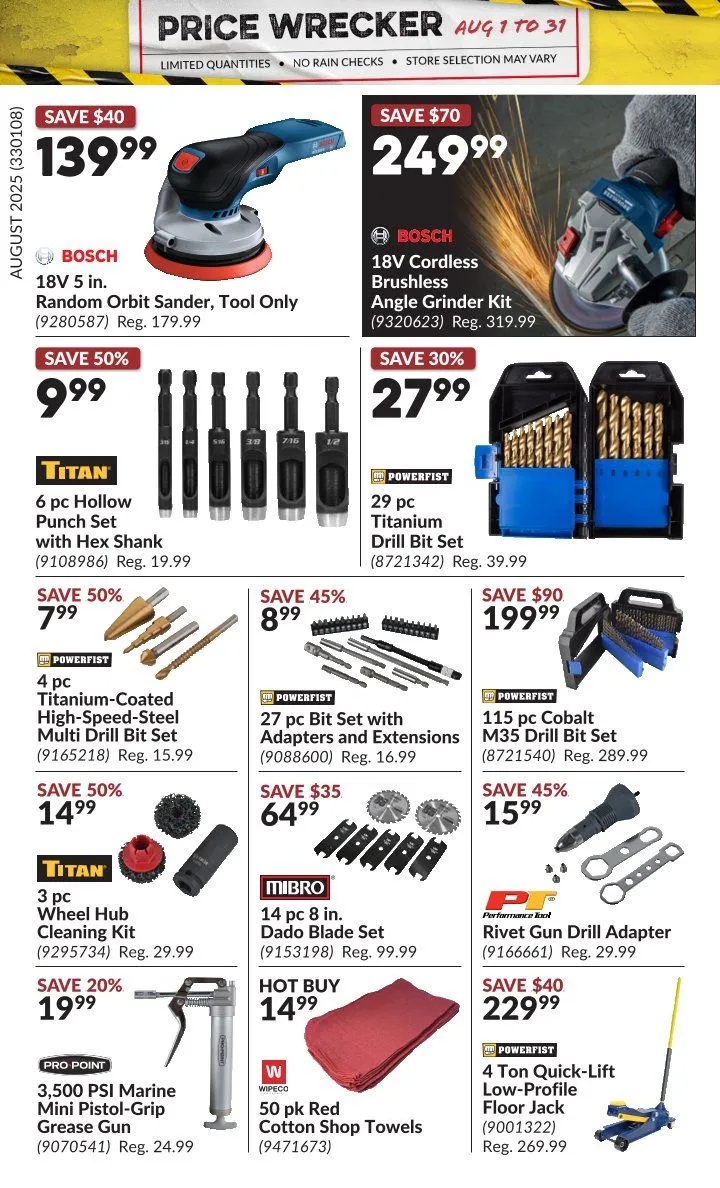 Flyer from August 1 to August 31 2025 - flyer page 15