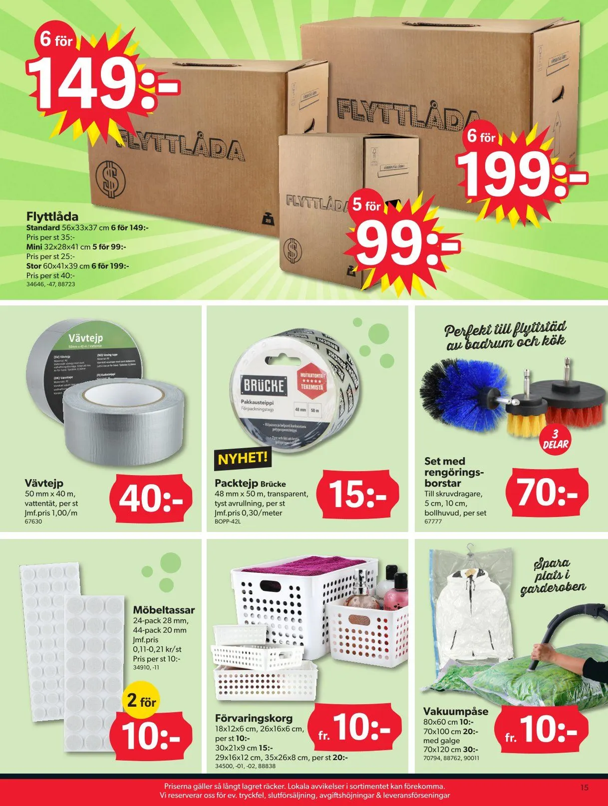 DollarStore erbjudanden  från 11 augusti till 24 augusti 2025 - Reklamblad sidor 15