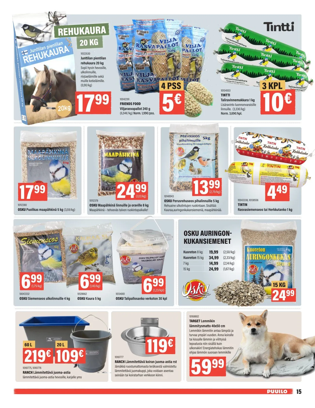 Kaupan Puuilo voimassa alkaen 5. tammikuuta - 25. tammikuuta 2026 - Tarjouslehti sivu 15