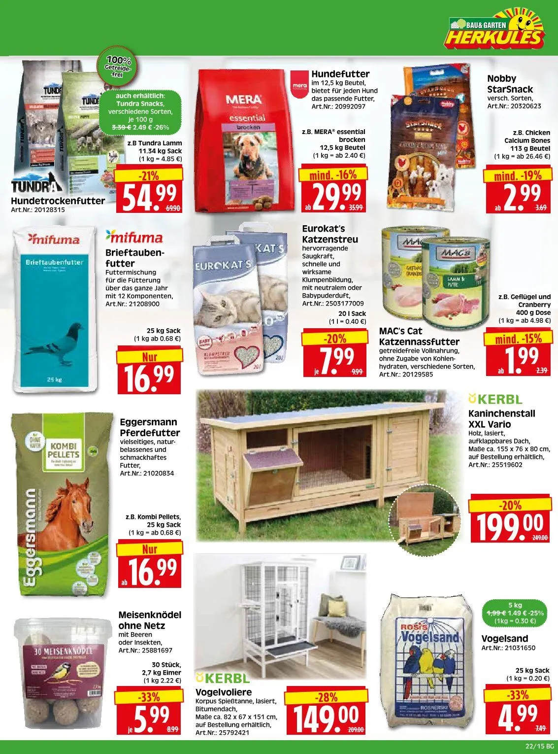 Herkules Baumarkt Angebote von 26. Mai bis 30. Mai 2026 - Prospekt seite 15