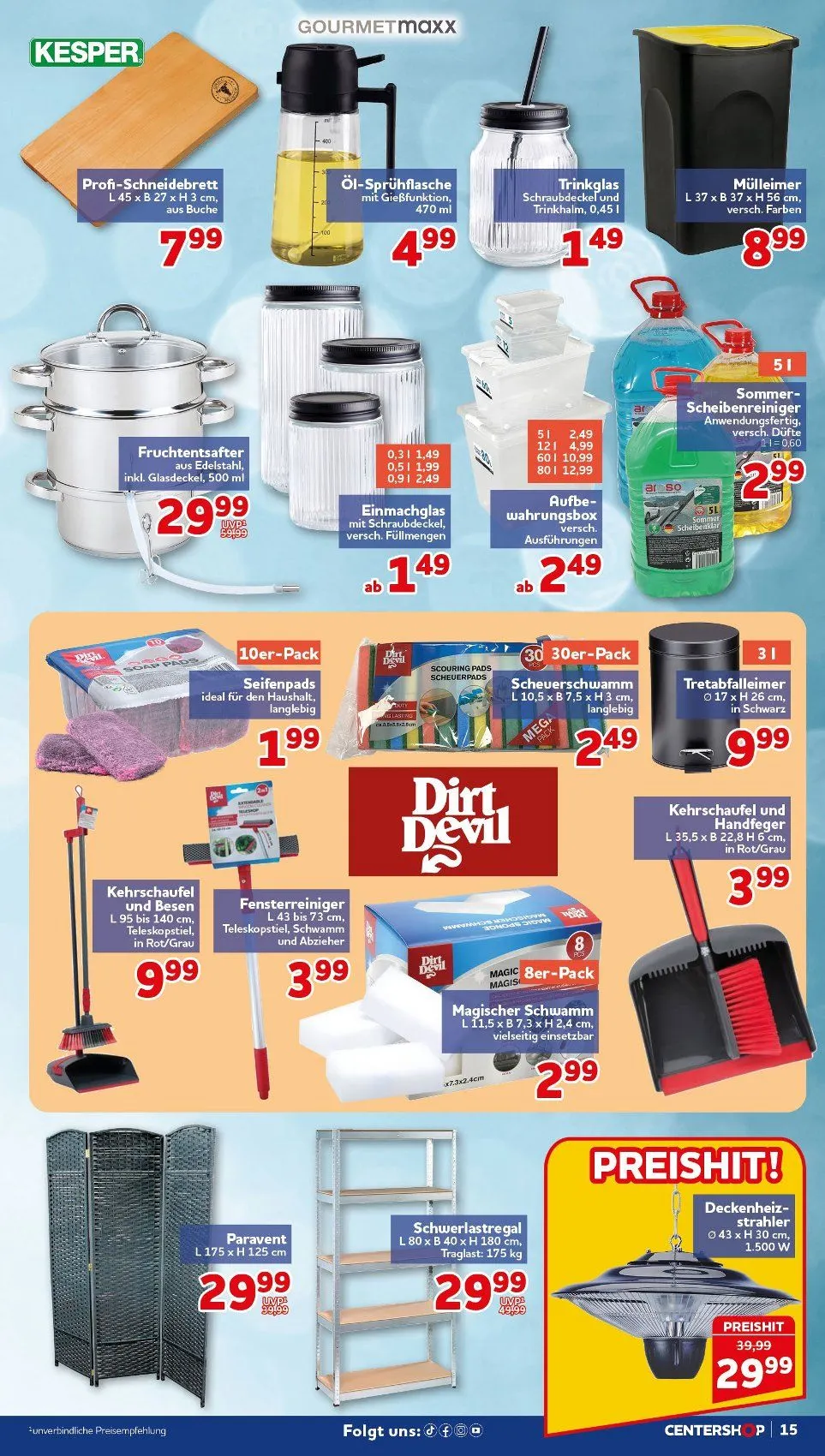 CENTERSHOP Angebote von 15. Juni bis 20. Juni 2026 - Prospekt seite 15