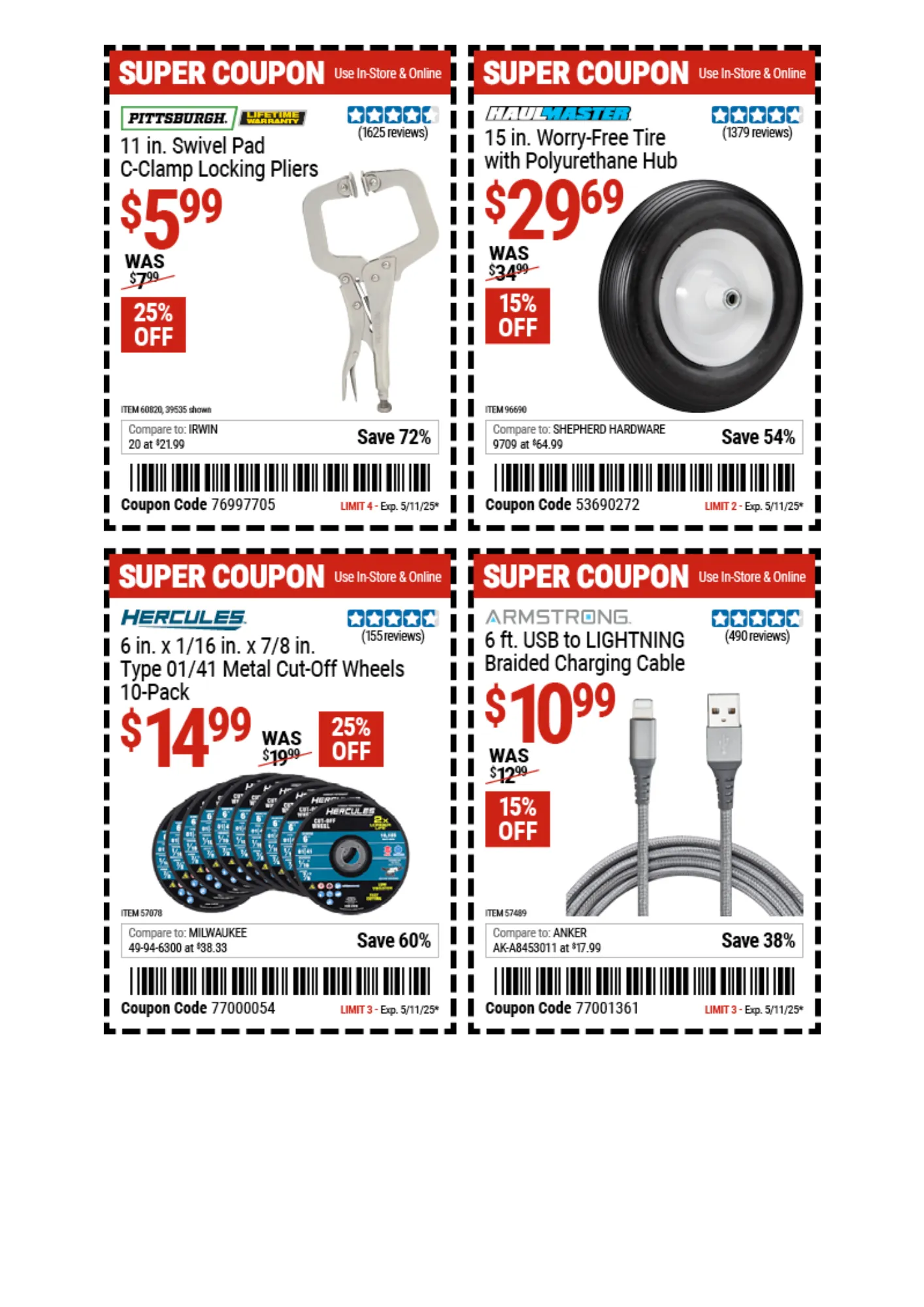 Weekly ad Coupons and Instant Savings  from May 8 to May 22 2025 - Page 14