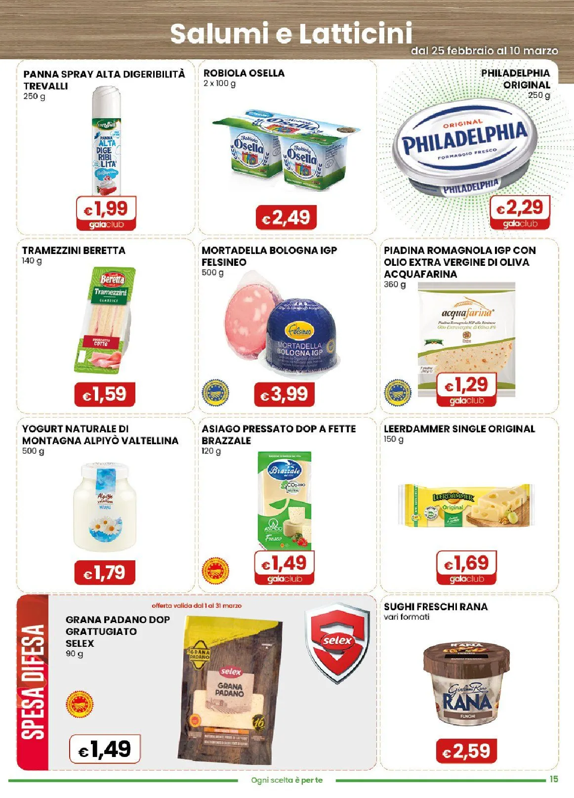 Gala Supermercati Volantino da 25 febbraio a 10 marzo di 2026 - Pagina del volantino 15