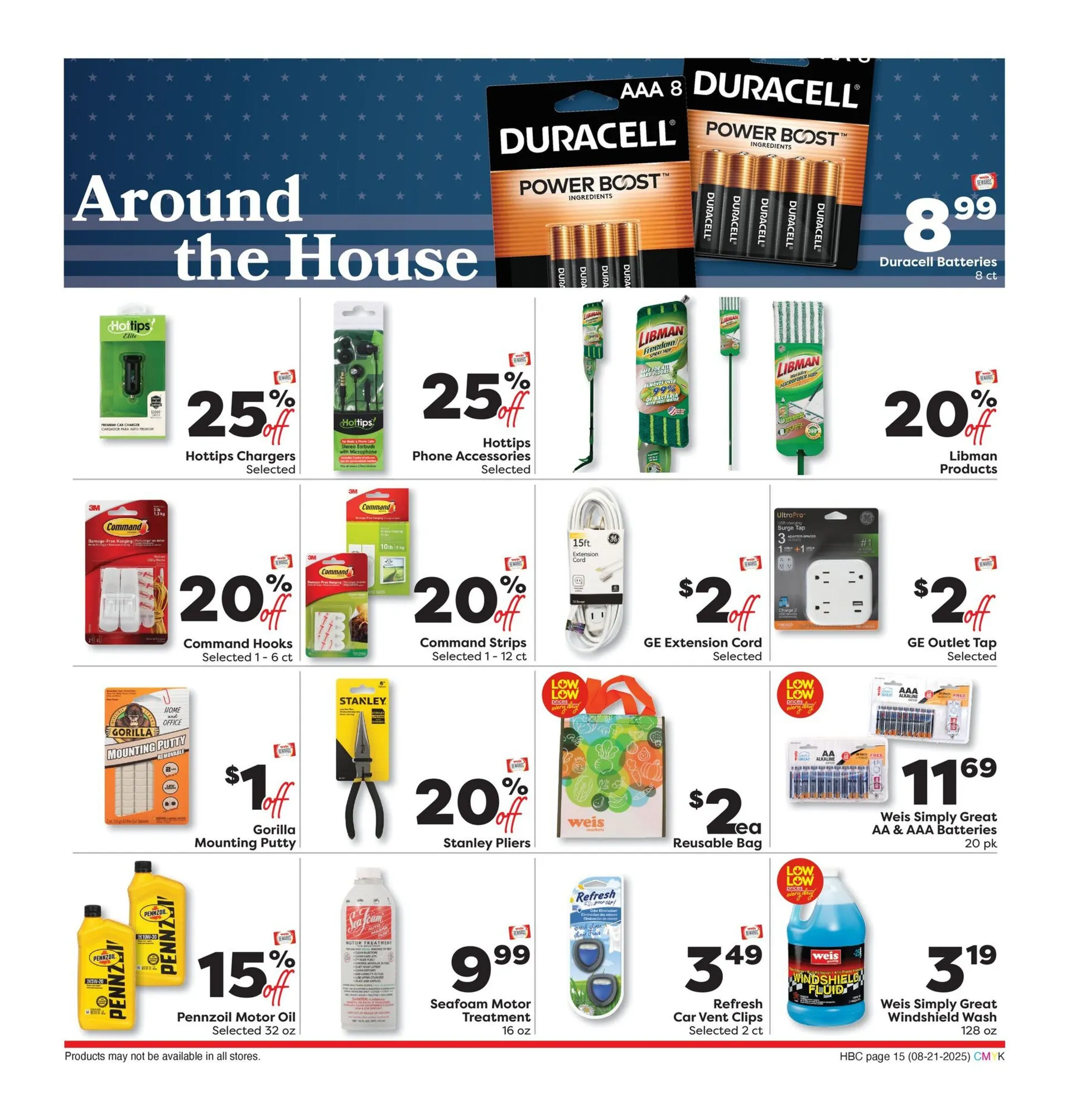 Weekly ad Weis Sales from August 21 to September 17 2025 - Page 15