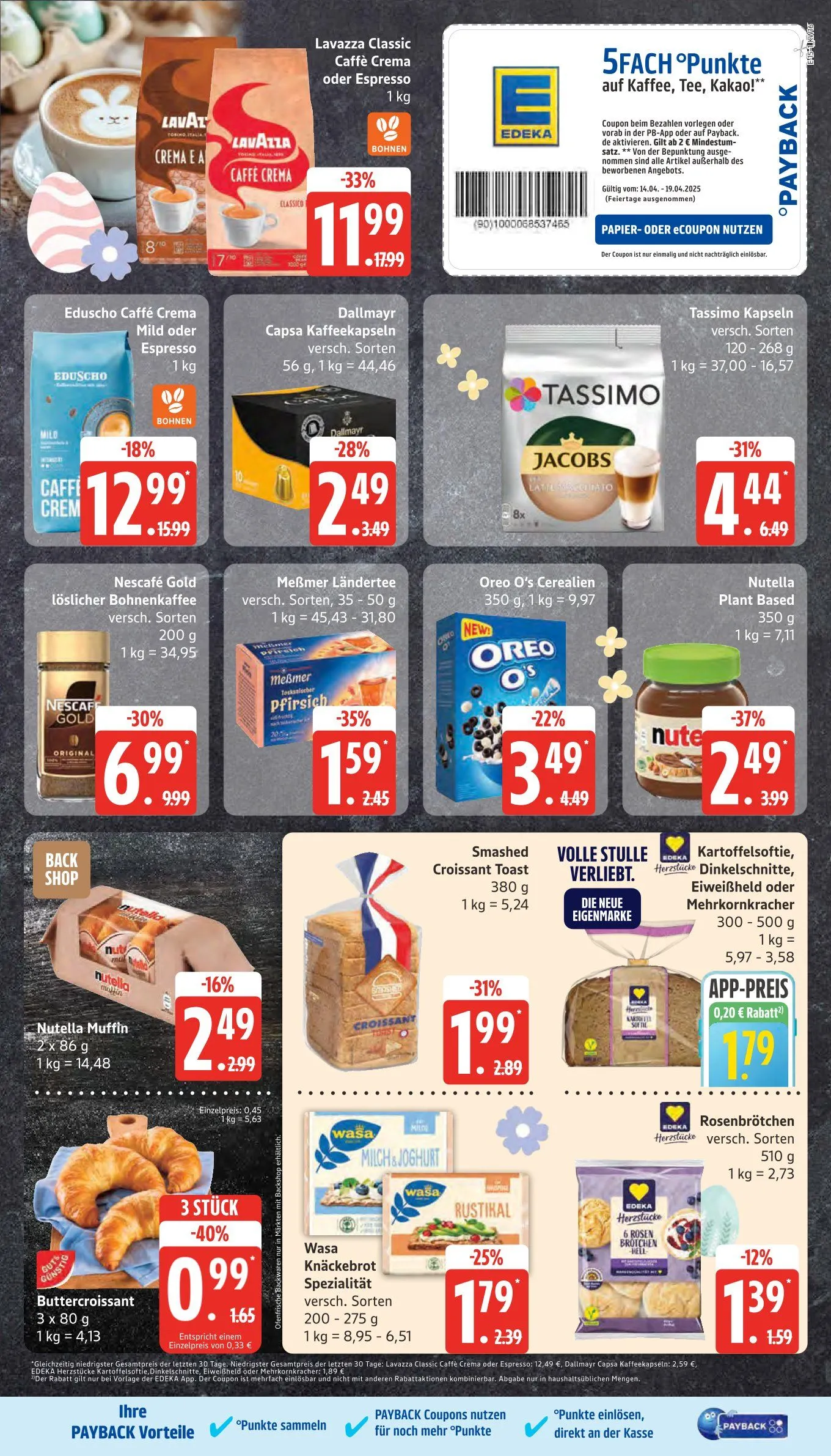 Edeka Angebote von 14. April bis 19. April 2025 - Prospekt seite 15