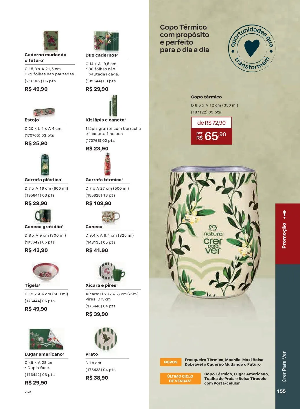 Encarte de NATURA 1 de abril até 30 de abril 2026 - Pagina 155