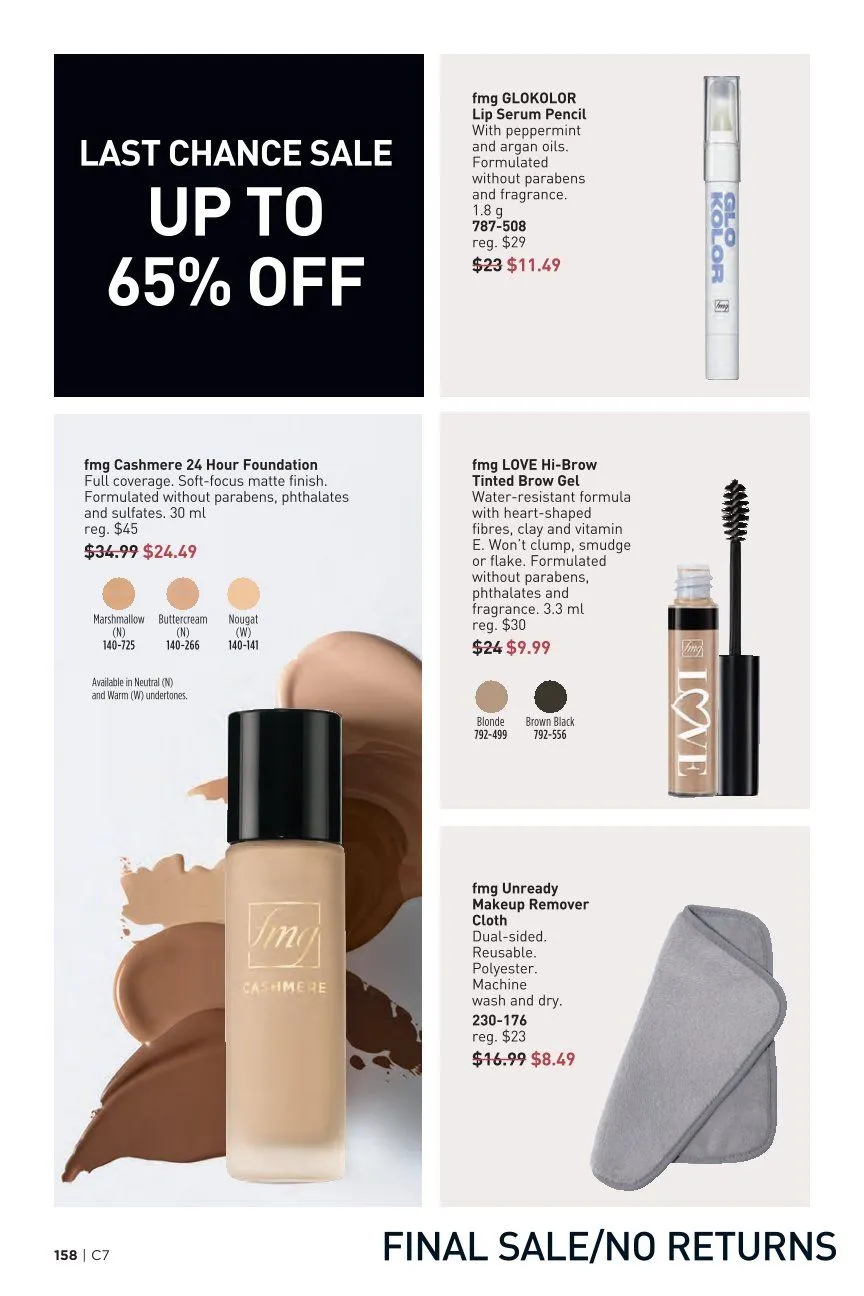 Avon  Sales from April 1 to April 30 2026 - flyer page 158