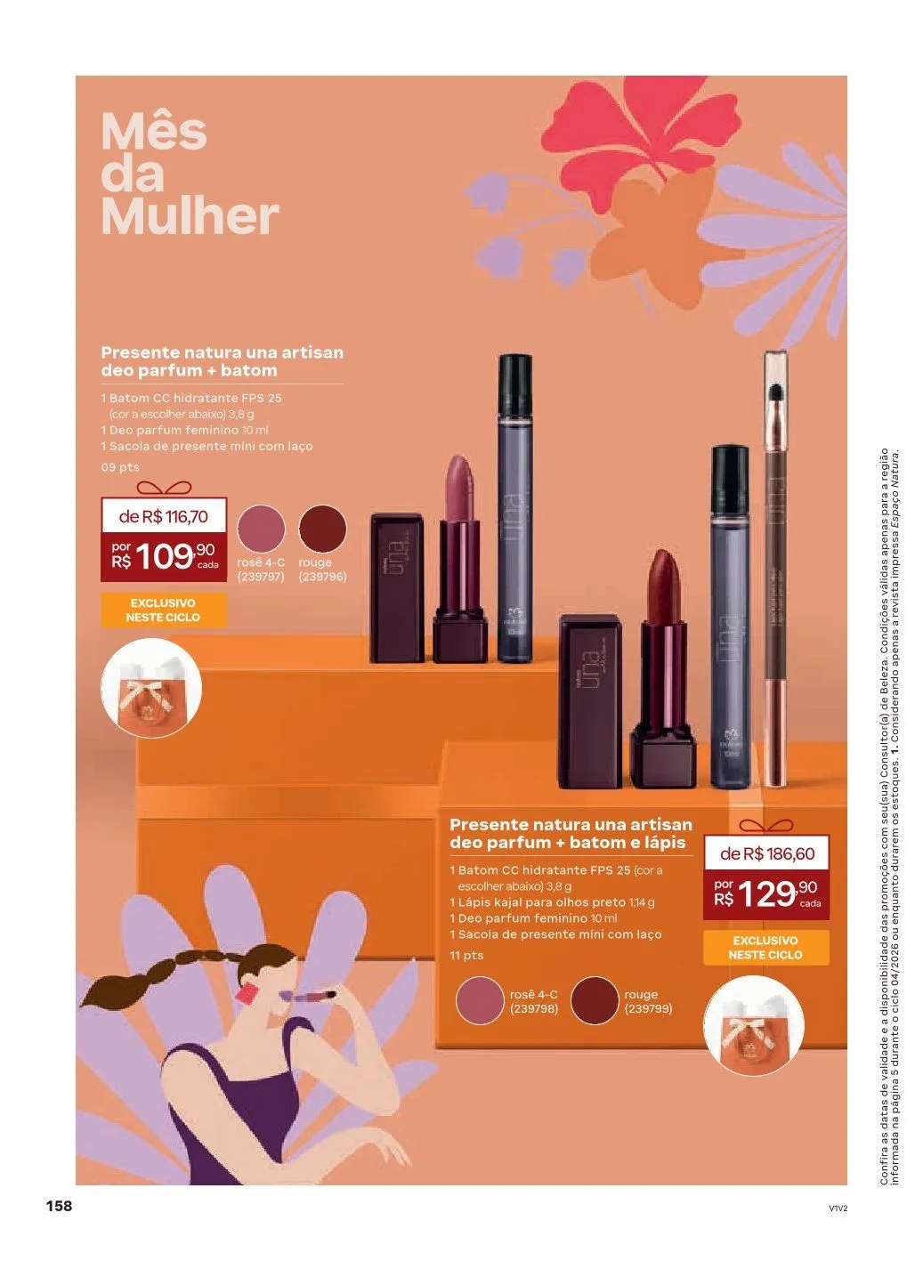 Encarte de NATURA 1 de abril até 30 de abril 2026 - Pagina 158