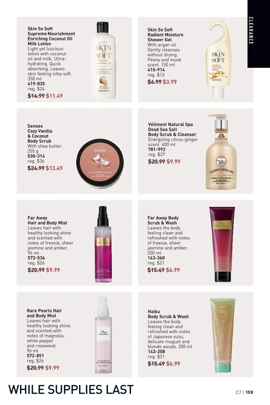 Avon  Sales from April 1 to April 30 2026 - flyer page 159
