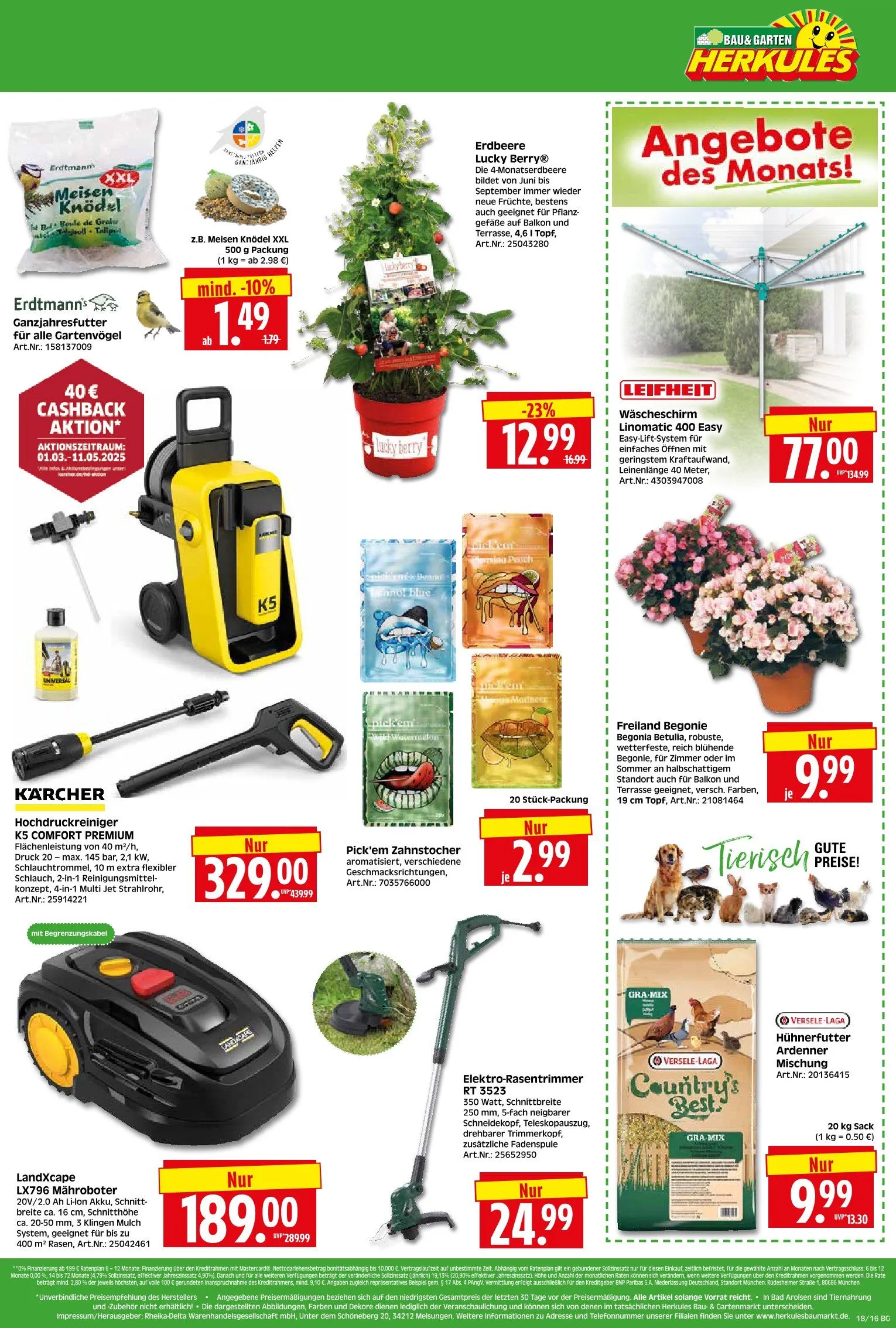 Herkules Baumarkt Angebote von 27. April bis 2. Mai 2026 - Prospekt seite 16