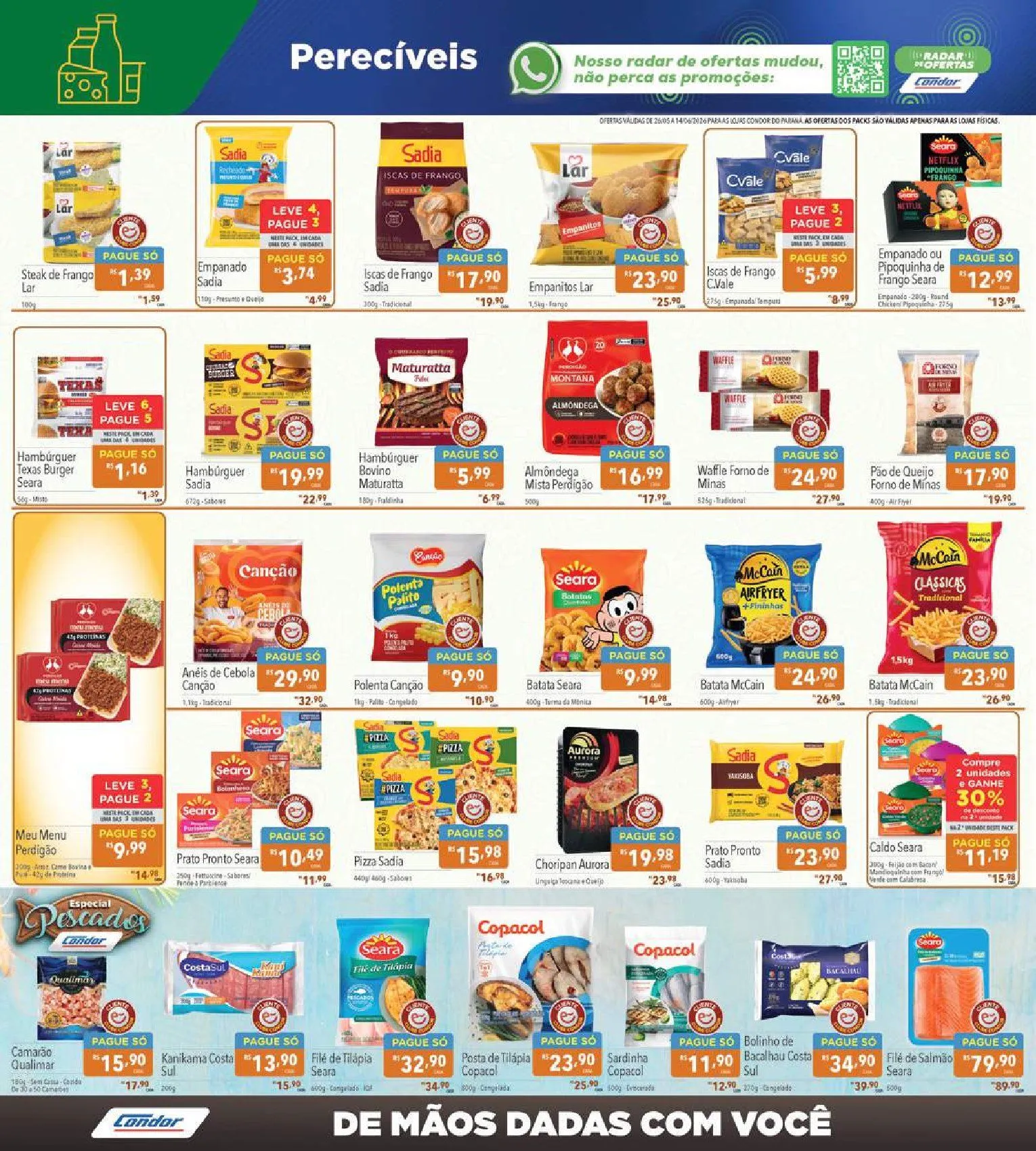 Encarte de Folhetos Supermercados Condor  26 de maio até 14 de junho 2026 - Pagina 16