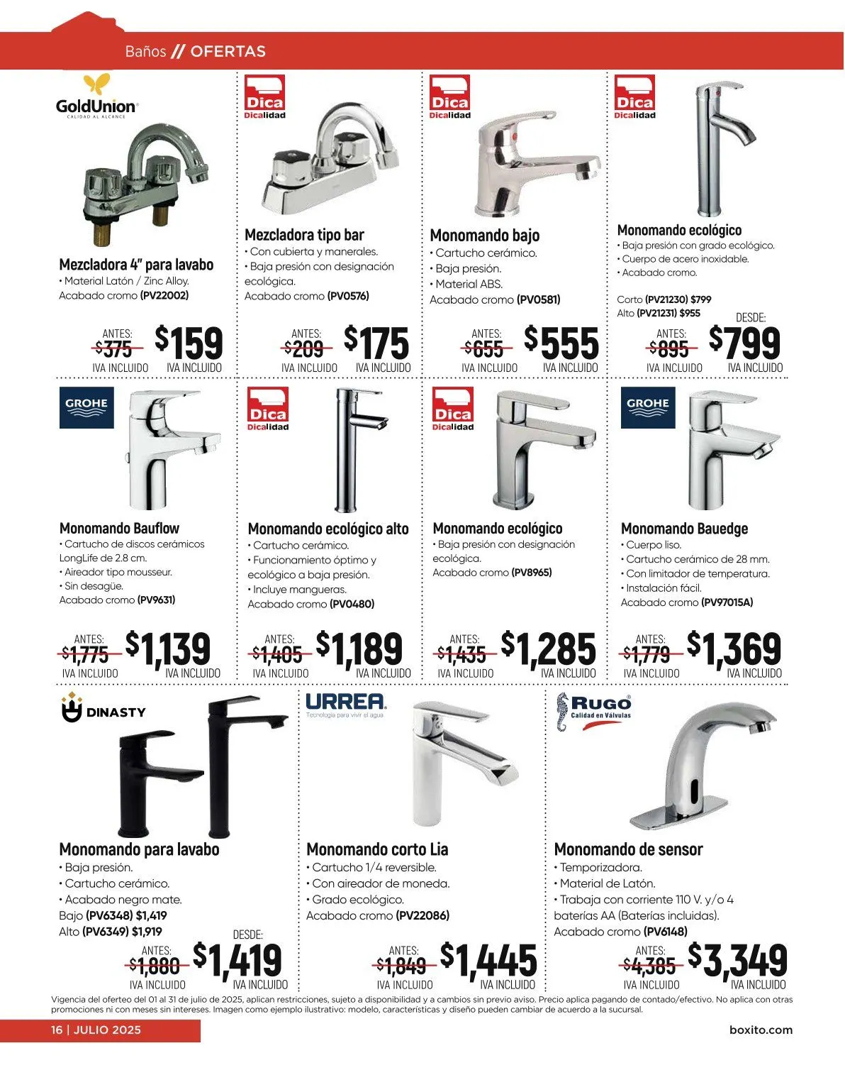 Catálogo de Boxito catálogos y ofertas 1 de julio al 31 de julio 2025 - Pagina 16