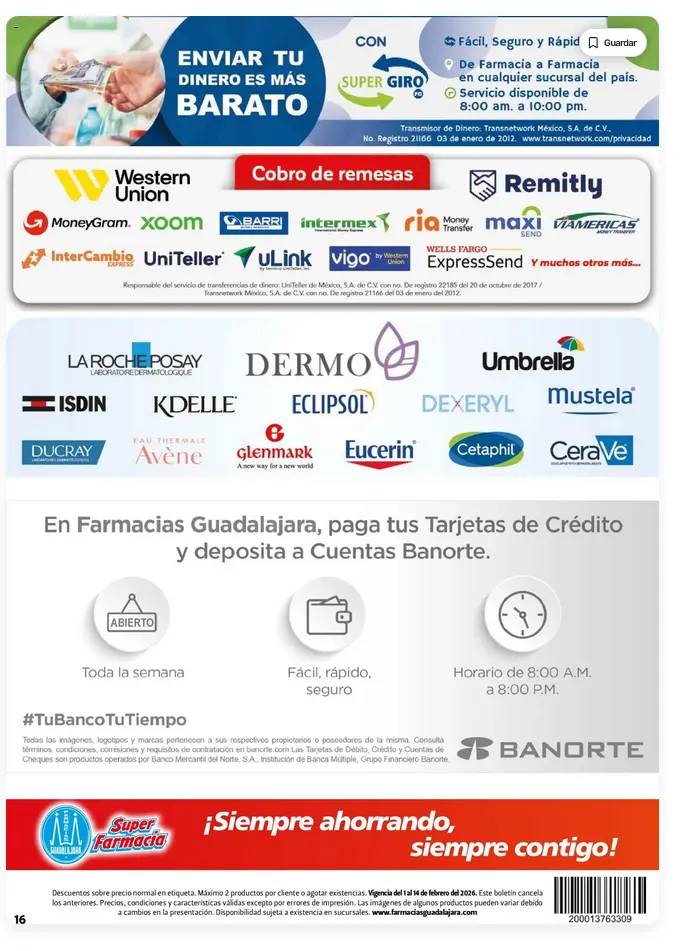 Catálogo de Farmacia Guadalajara Ofertas 1 de febrero al 14 de febrero 2026 - Pagina 16
