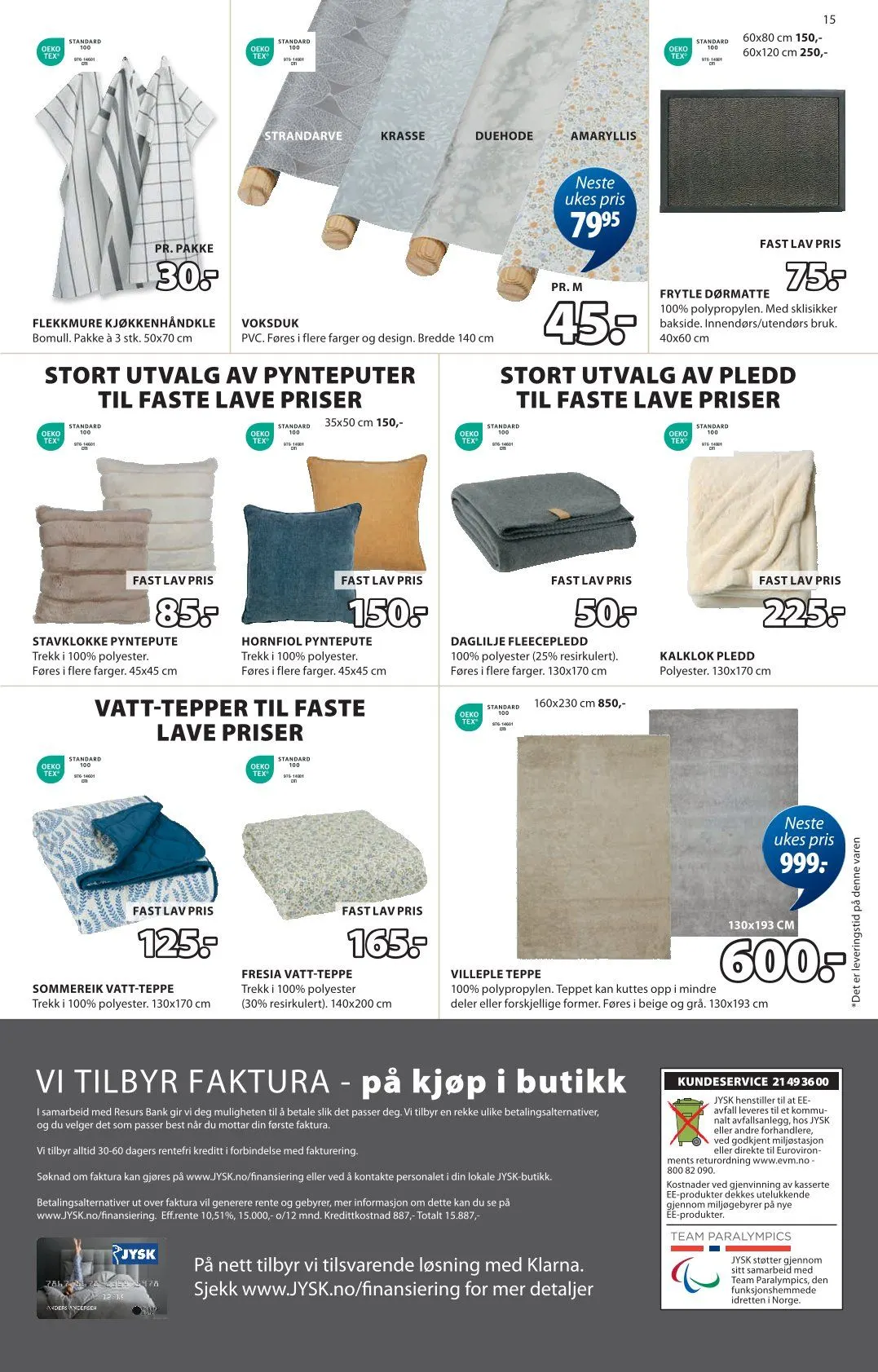 JYSK fra 10. februar til 15. februar 2025 - kundeavisside 16