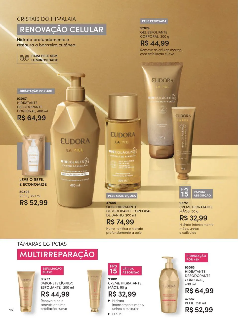 Encarte de Catalogo 6 de outubro até 31 de outubro 2025 - Pagina 16