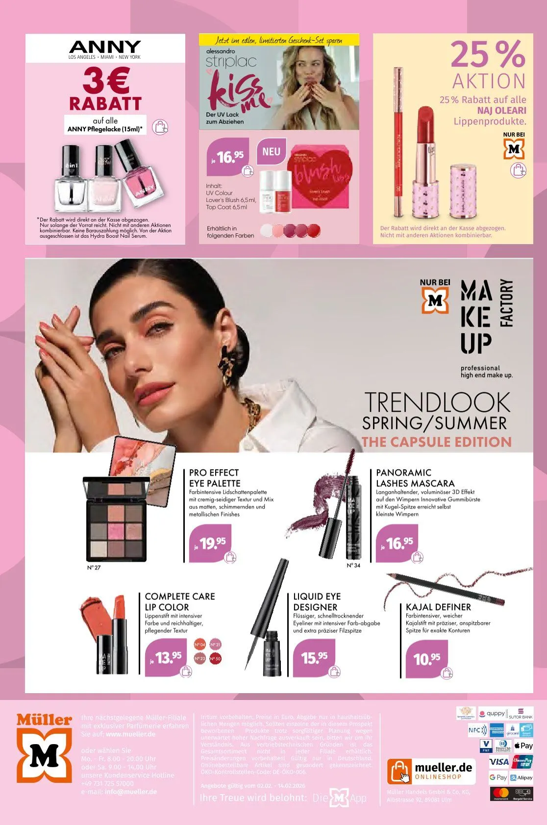 Müller Prospekte von 2. Februar bis 14. Februar 2026 - Prospekt seite 16